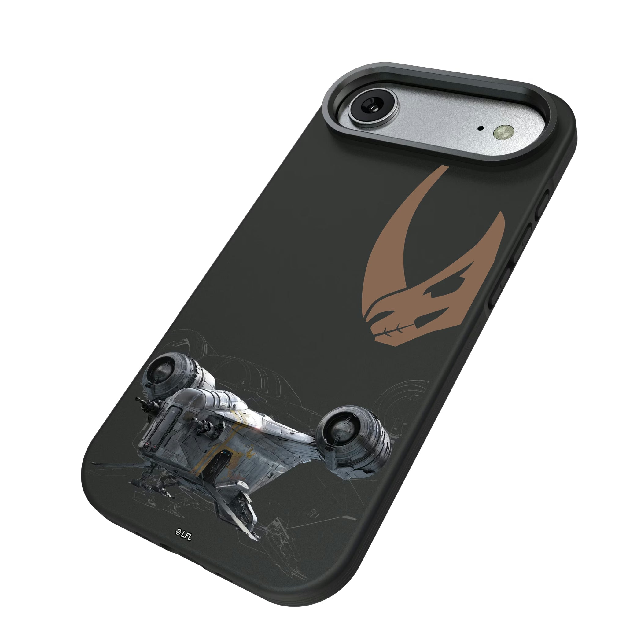 Star Wars Razor Crest FactionTech iPhone Bump Phone Case for Apple iPhone - Isometric View#Device_iPhone Air