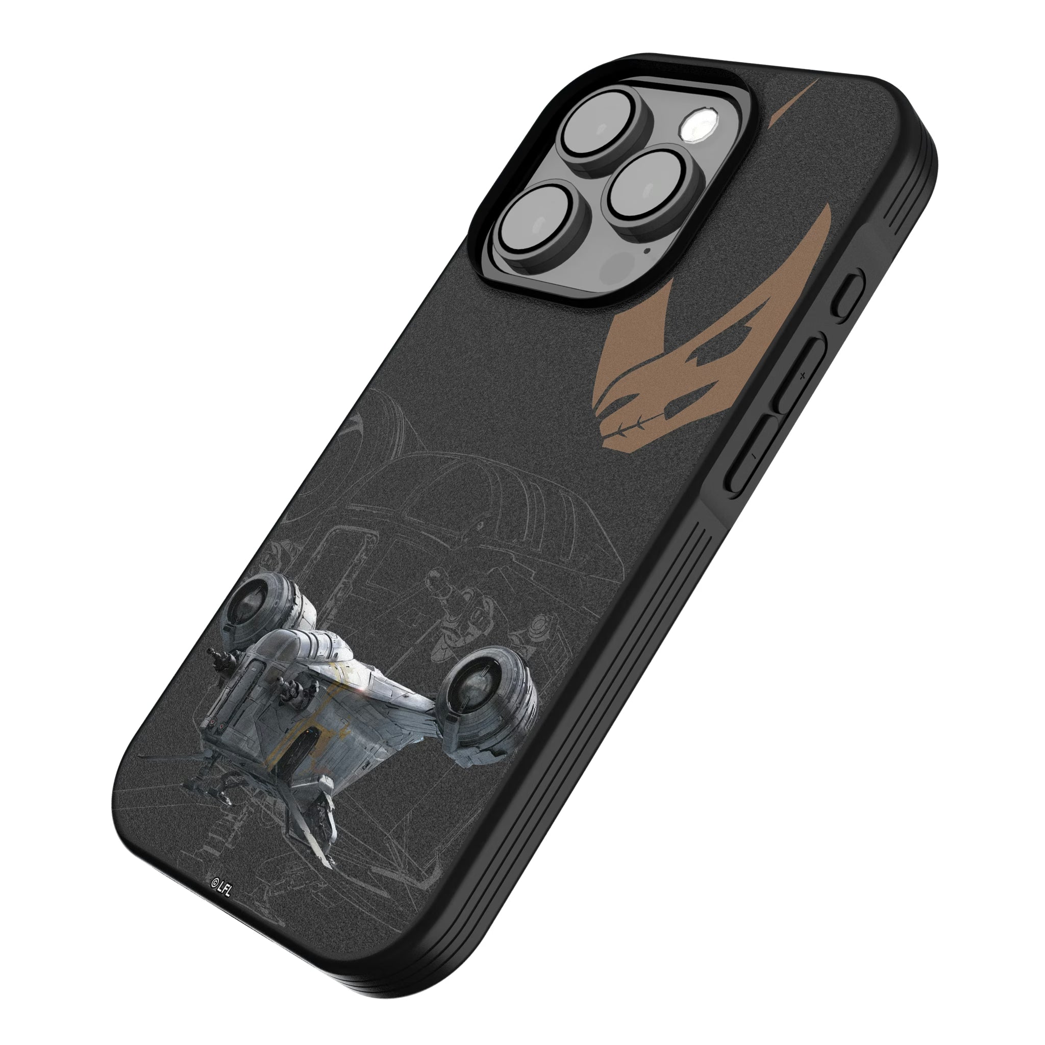Star Wars Razor Crest FactionTech iPhone Bump Phone Case for Apple iPhone - Isometric View