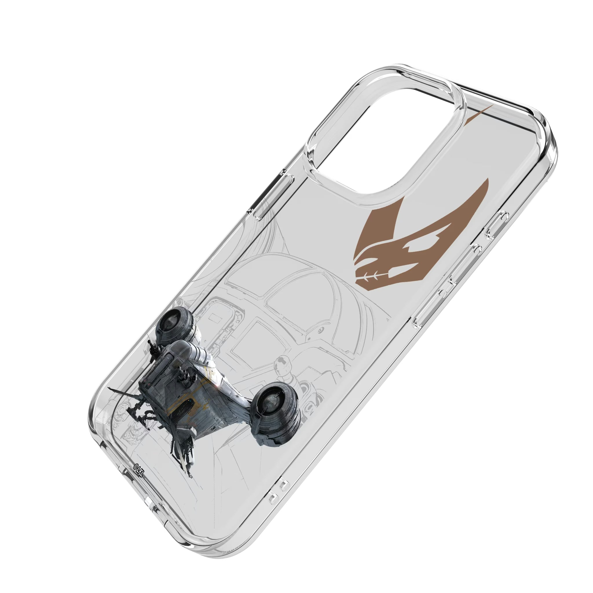 Star Wars Razor Crest FactionTech iPhone Clear Phone Case for Apple iPhone - Isometric View