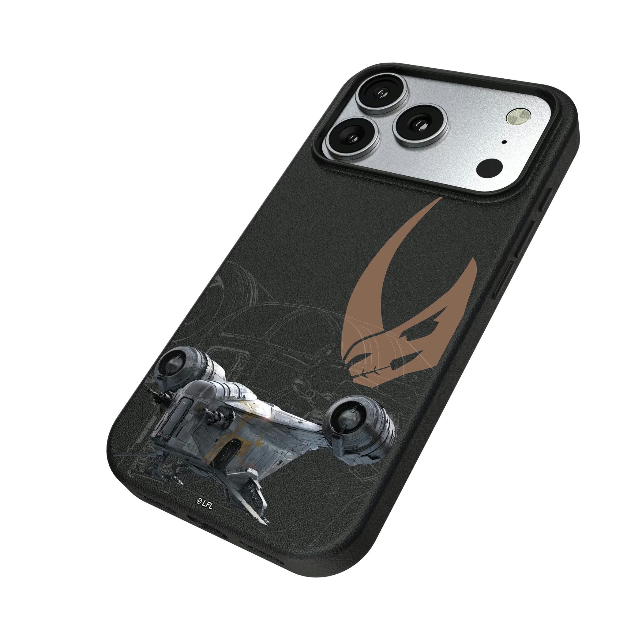 Star Wars Razor Crest FactionTech iPhone MagSafe Compatible Phone Case for Apple iPhone - Isometric View#Device_iPhone 17 Pro