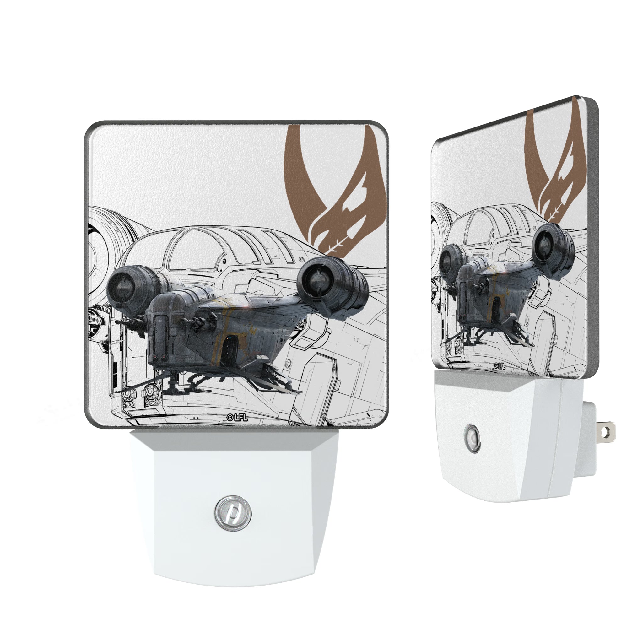 Star Wars Razor Crest FactionTech Night Light 2-Pack