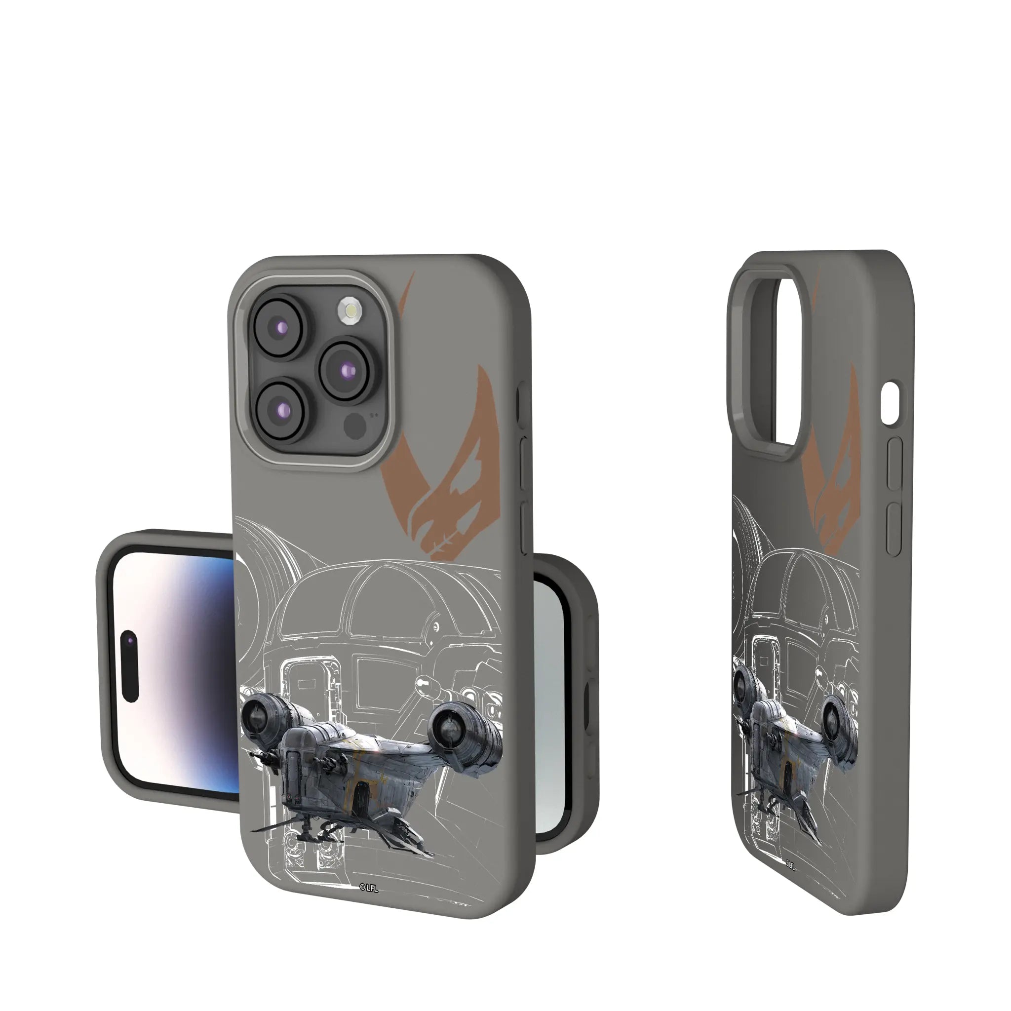 Star Wars Razor Crest FactionTech iPhone Soft Touch Phone Case for Apple iPhone