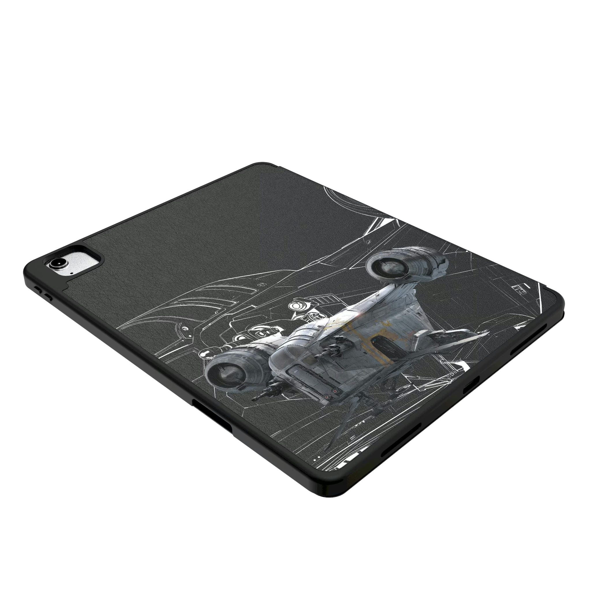 Star Wars Razor Crest FactionTech iPad Tablet Case for Apple iPad - Isometric View