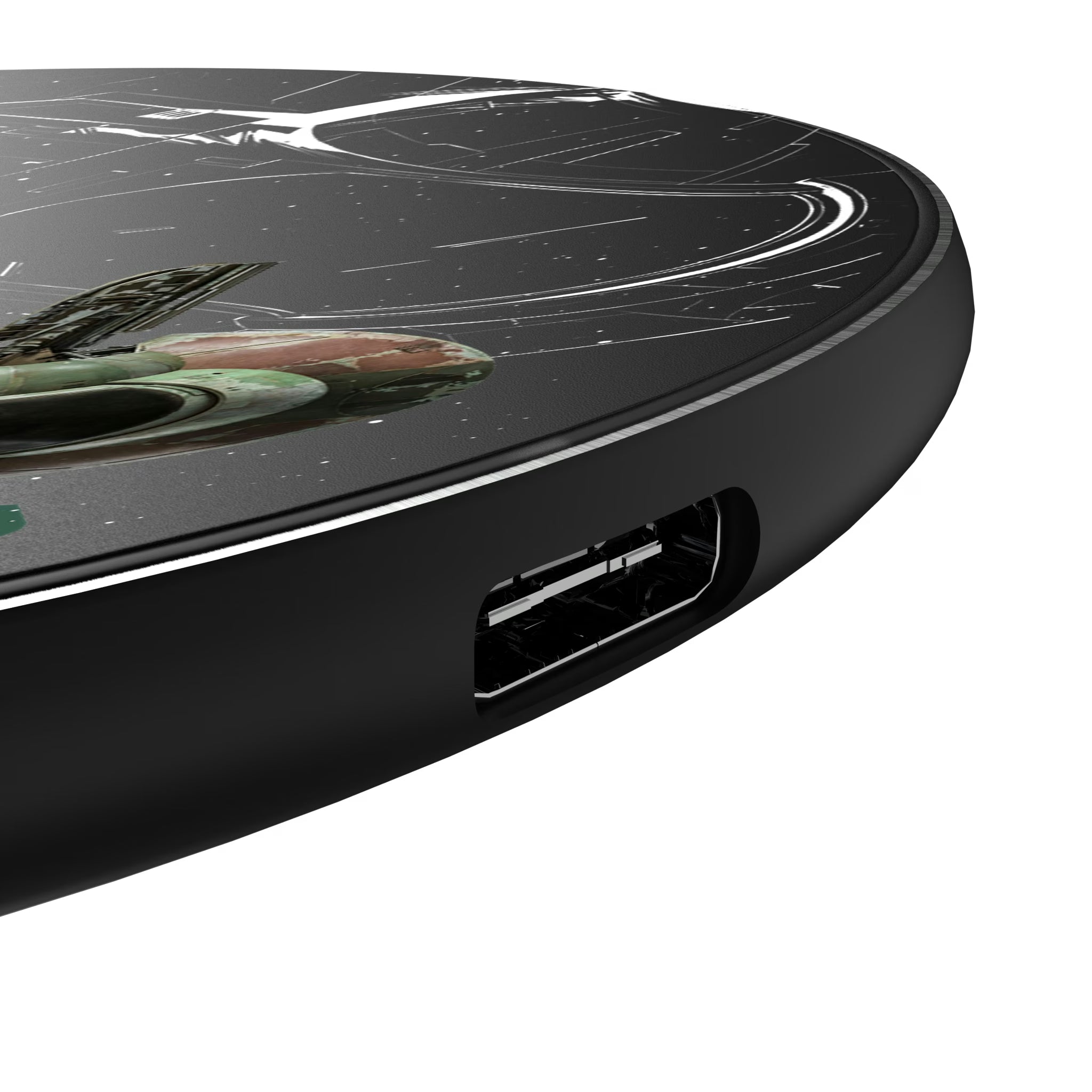 Star Wars Slave I FactionTech 15-Watt Wireless Charger - Detail