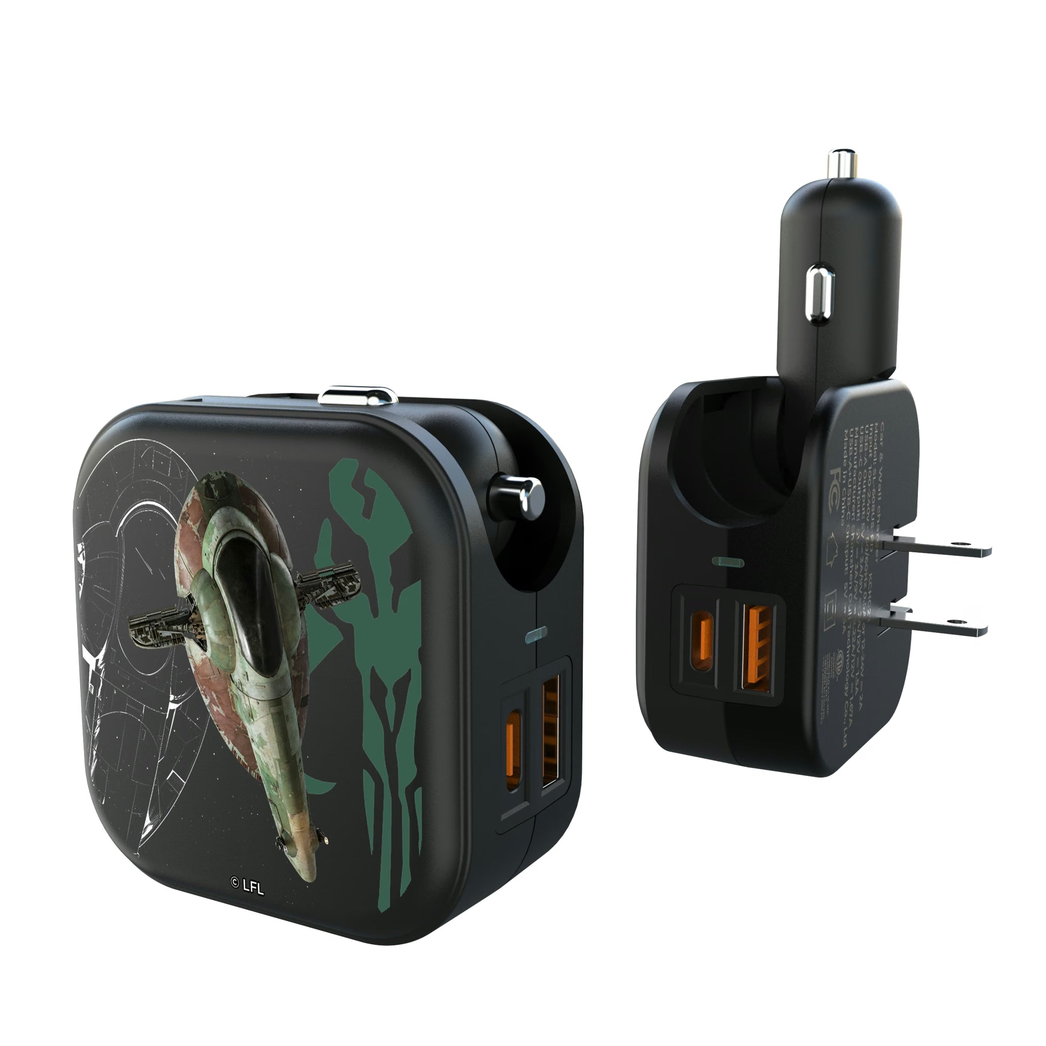 Star Wars Slave I FactionTech 2 in 1 USB A/C Charger