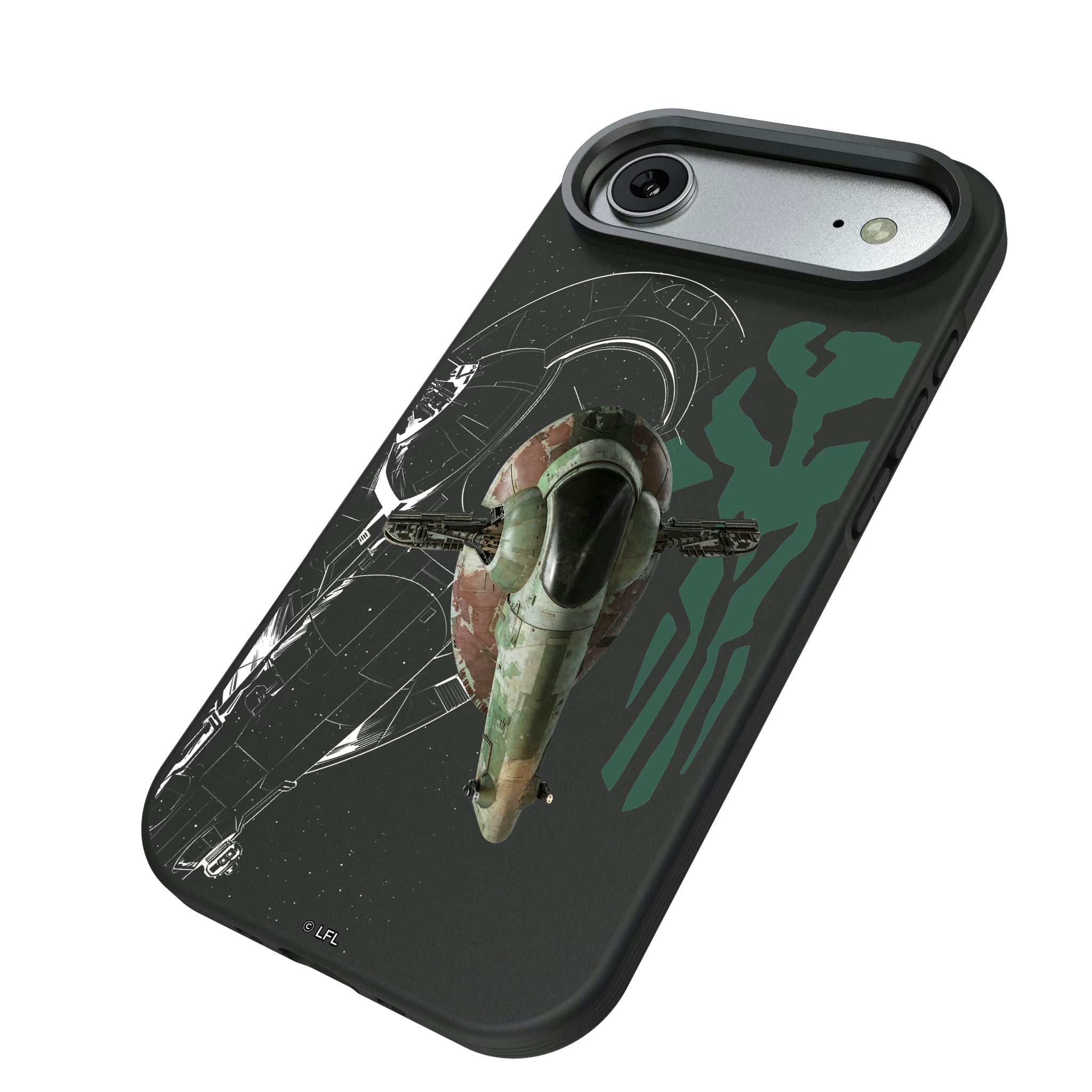 Star Wars Slave I FactionTech iPhone Bump Phone Case for Apple iPhone - Isometric View#Device_iPhone Air