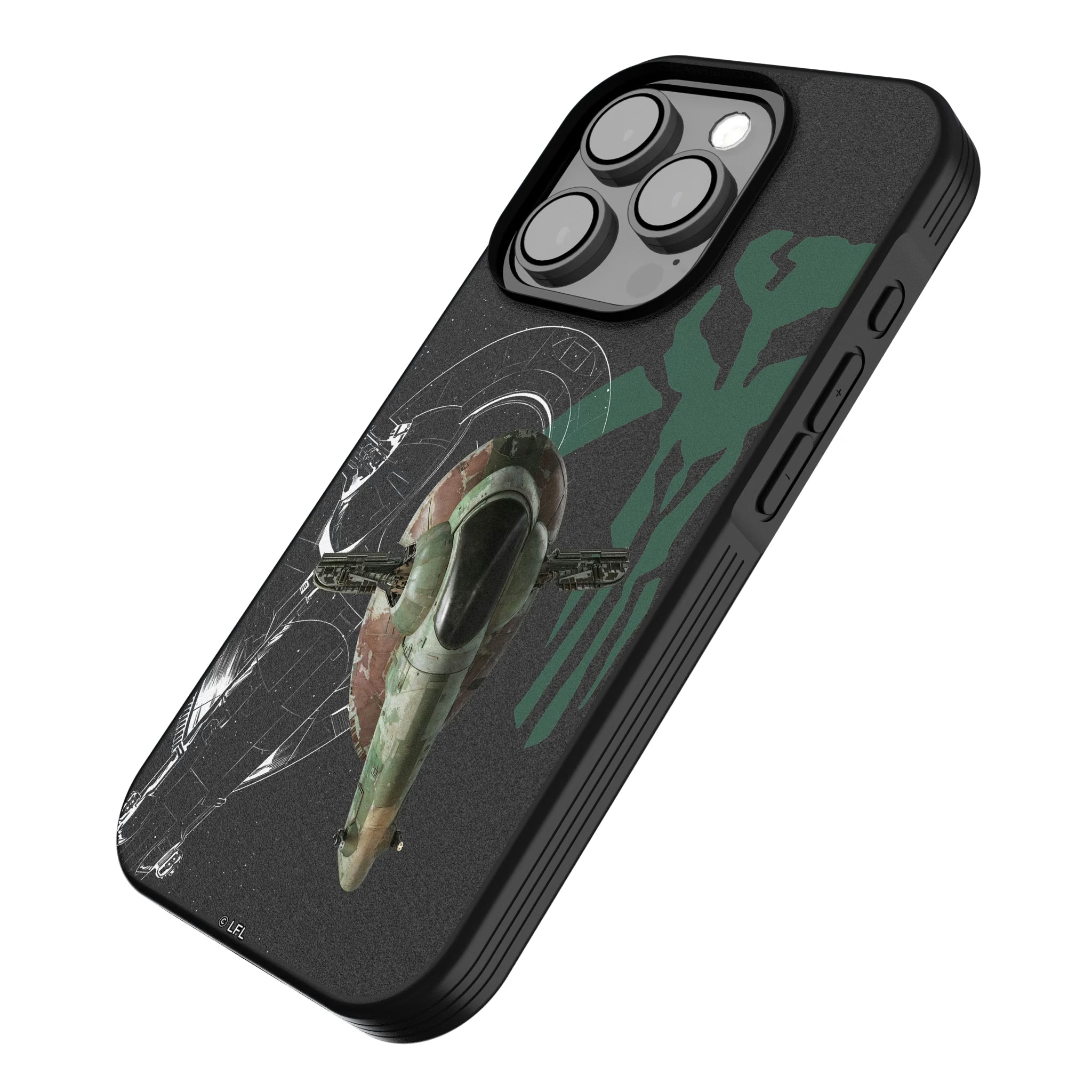 Star Wars Slave I FactionTech iPhone Bump Phone Case for Apple iPhone - Isometric View