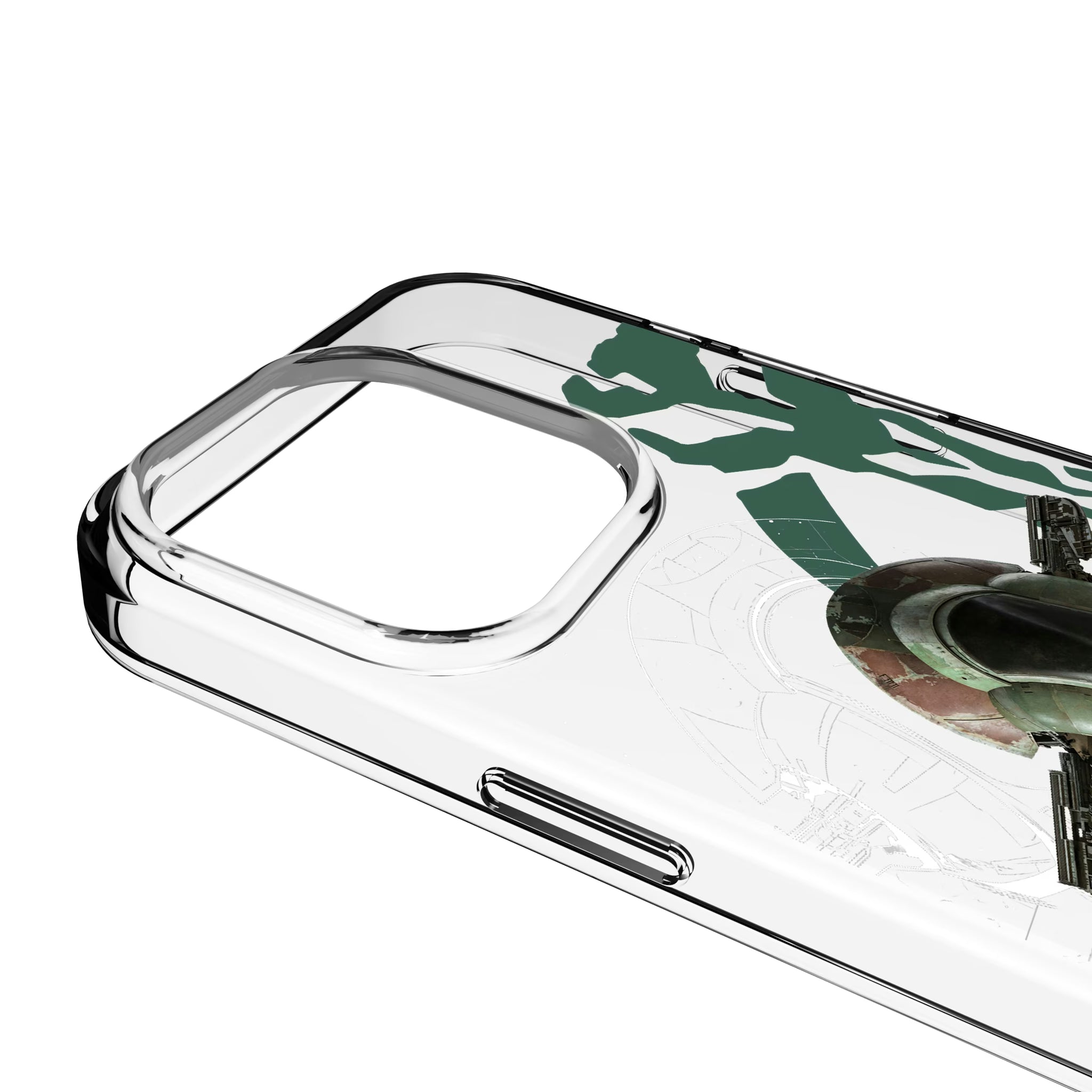 Star Wars Slave I FactionTech iPhone Clear Phone Case for Apple iPhone - Detail