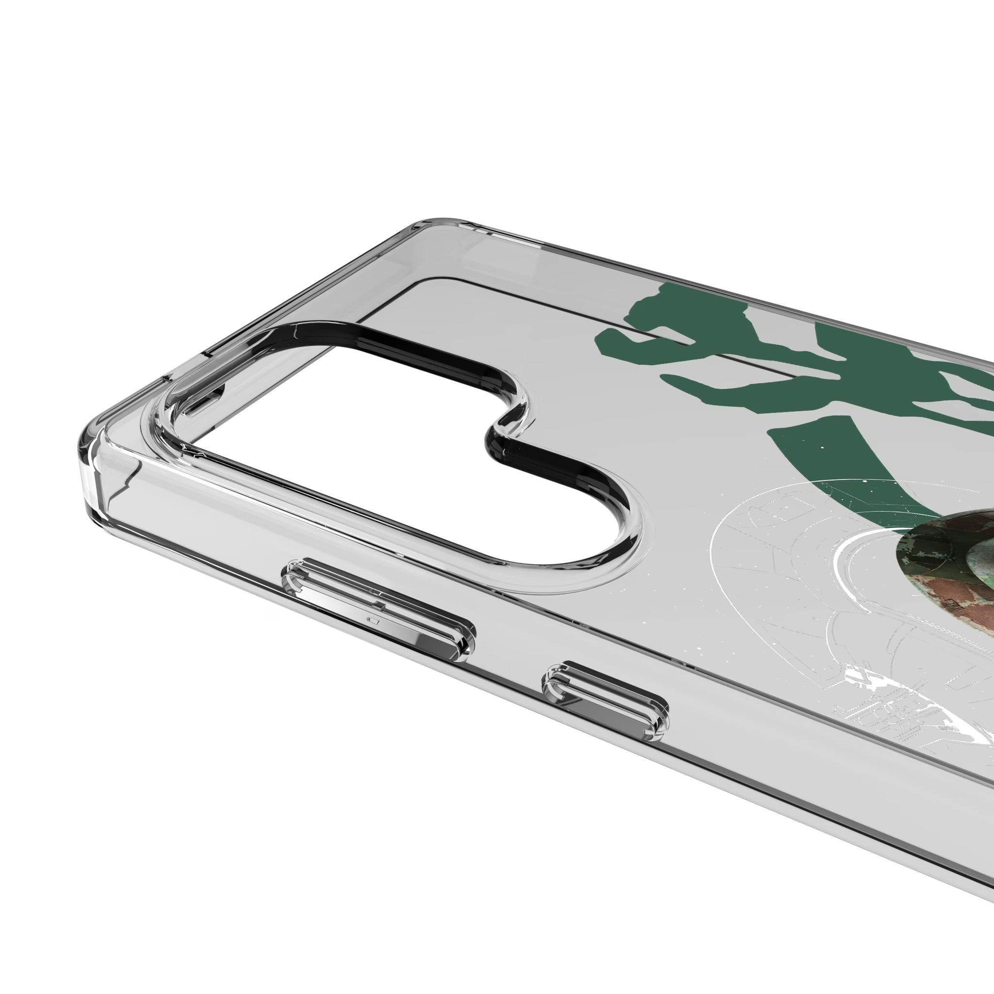 Star Wars Slave I FactionTech Galaxy Clear Phone Case for Samsung Galaxy - Detail