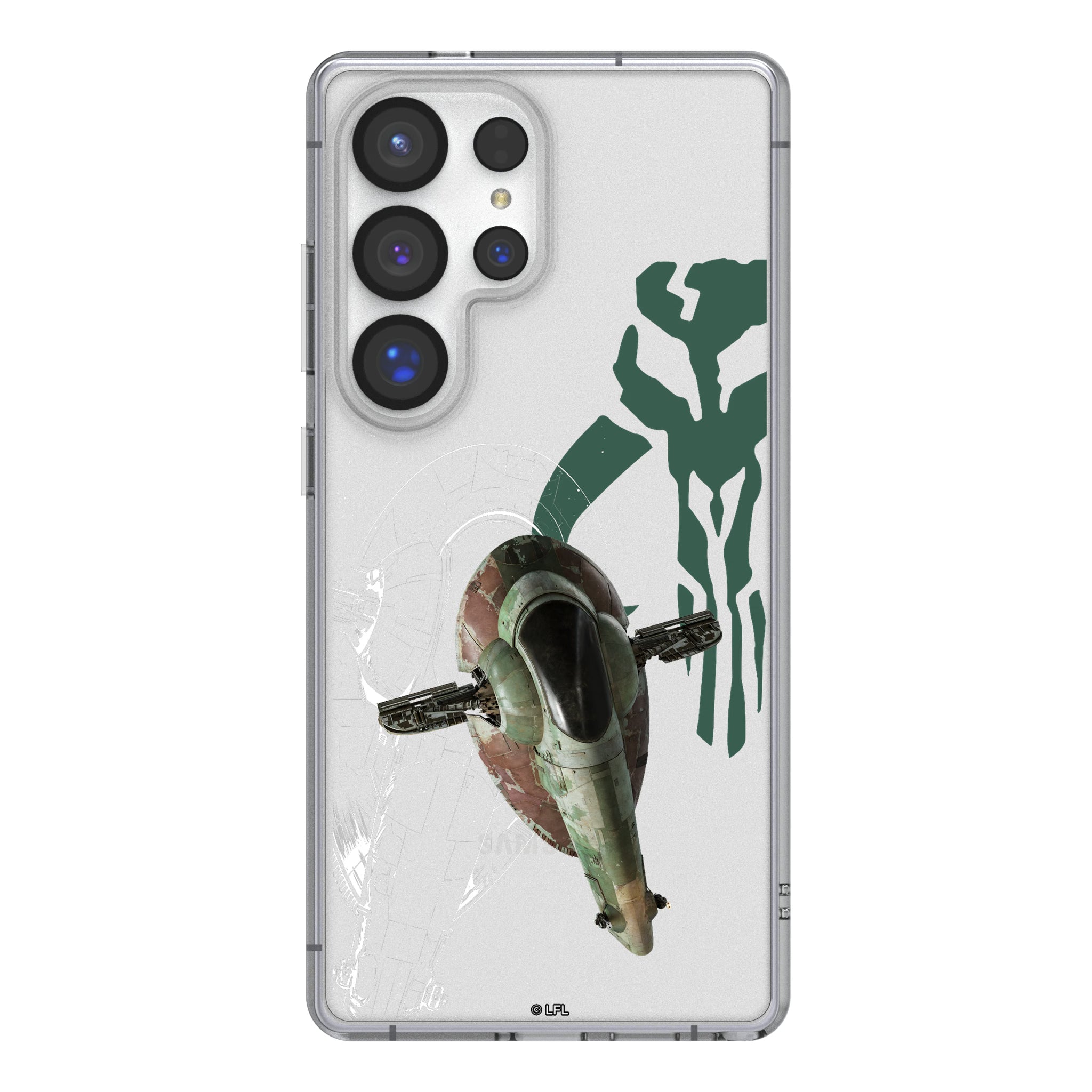 Star Wars Slave I FactionTech Galaxy Clear Phone Case for Samsung Galaxy