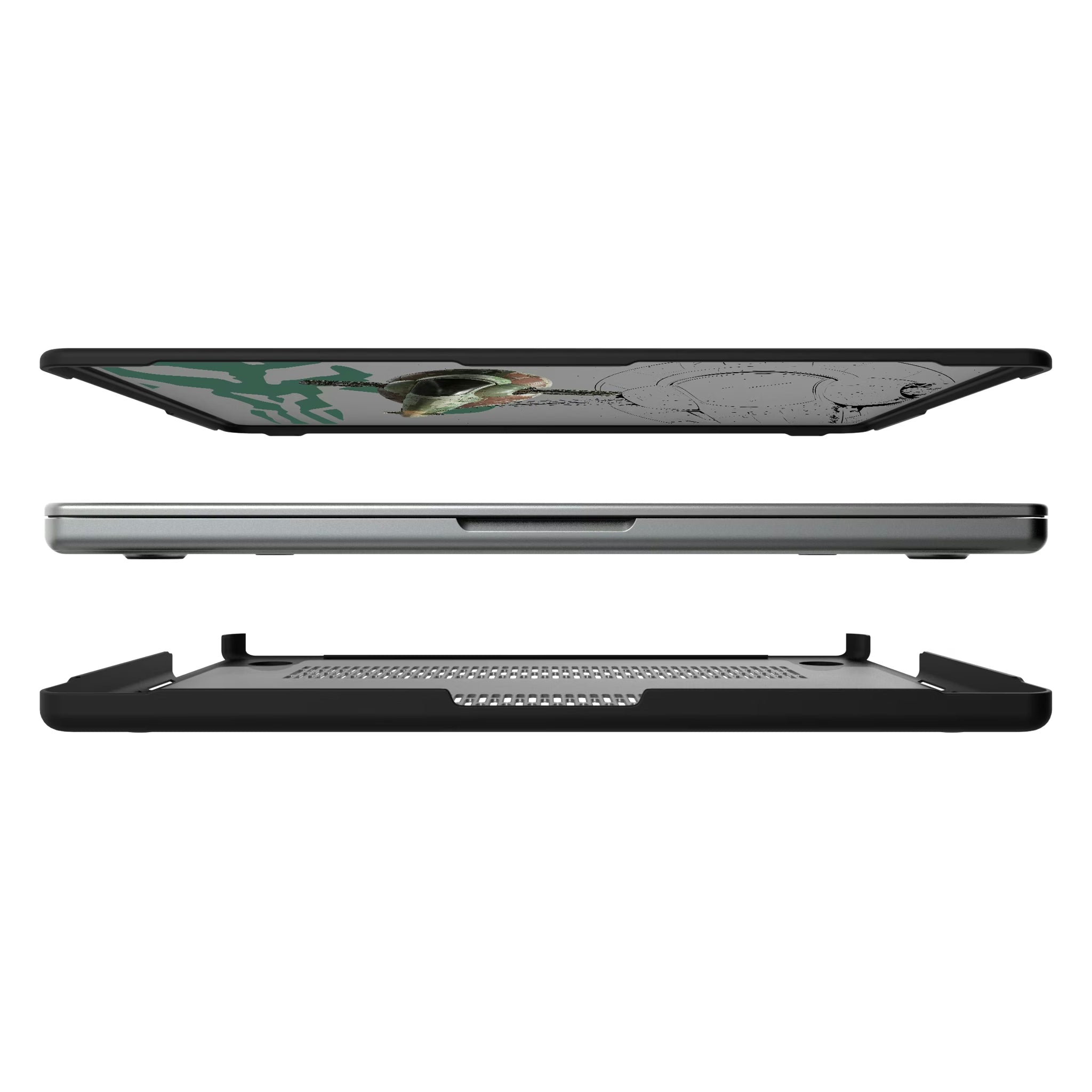 Star Wars Slave I FactionTech MacBook Laptop Case for Apple MacBook#Device_MacBook Pro (14-inch, 2021) / MacBook Pro (14-inch, 2023) / MacBook Pro (14-inch, 2024)