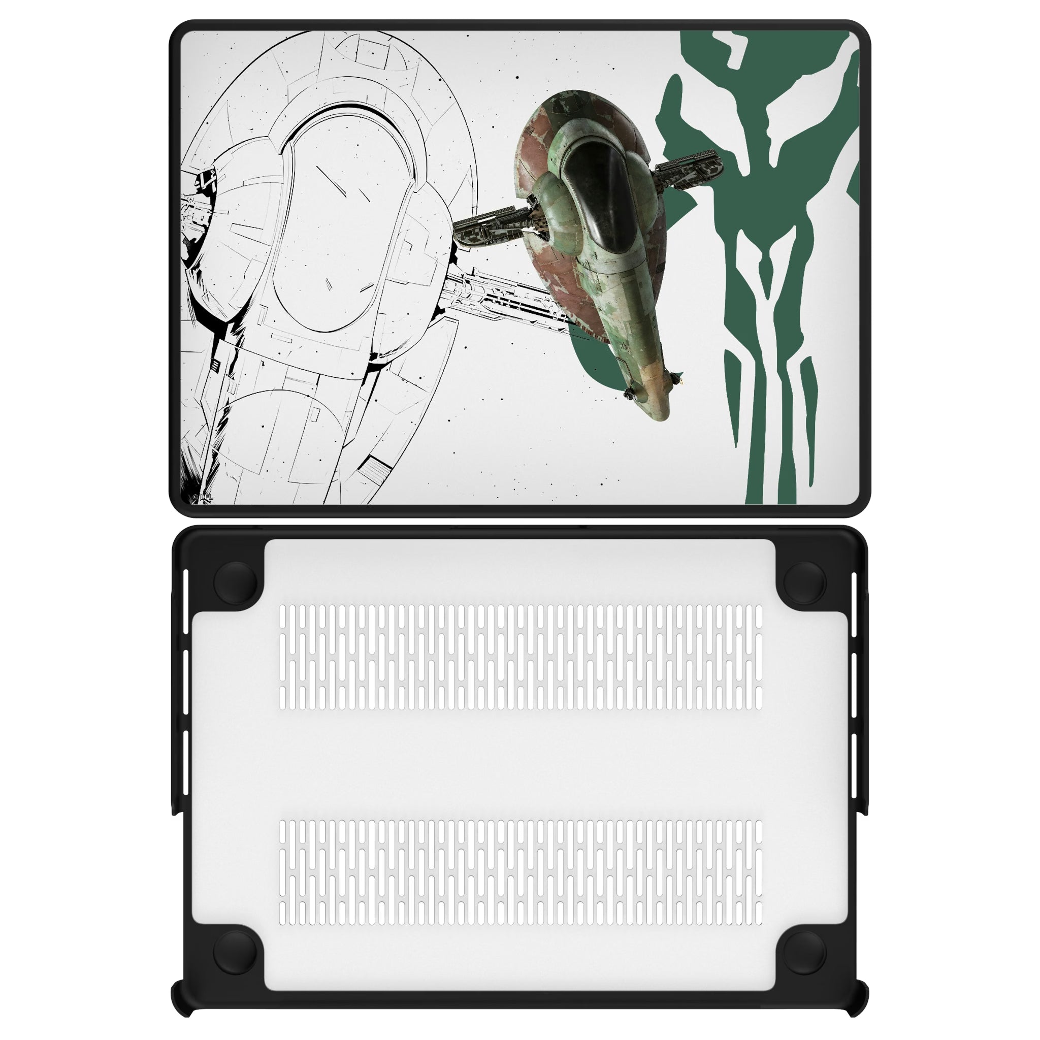 Star Wars Slave I FactionTech MacBook Laptop Case for Apple MacBook#Device_MacBook Pro (14-inch, 2021) / MacBook Pro (14-inch, 2023) / MacBook Pro (14-inch, 2024)