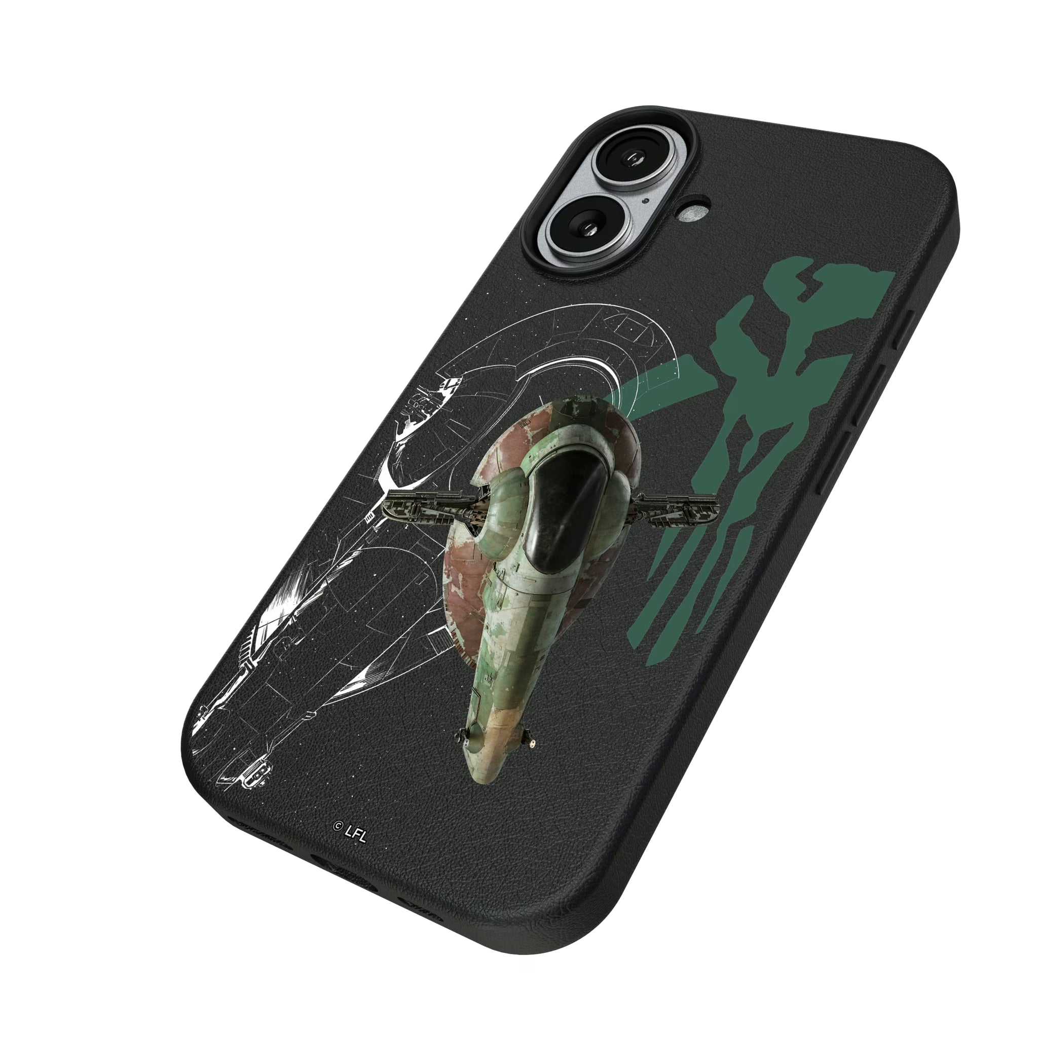 Star Wars Slave I FactionTech iPhone MagSafe Compatible Phone Case for Apple iPhone - Isometric View#Device_iPhone 17