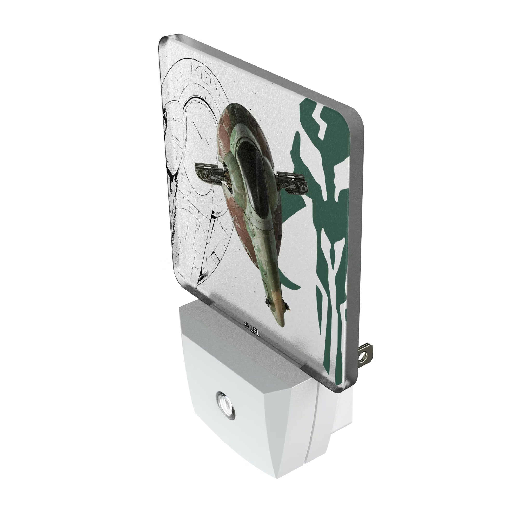 Star Wars Slave I FactionTech Night Light 2-Pack - Isometric View