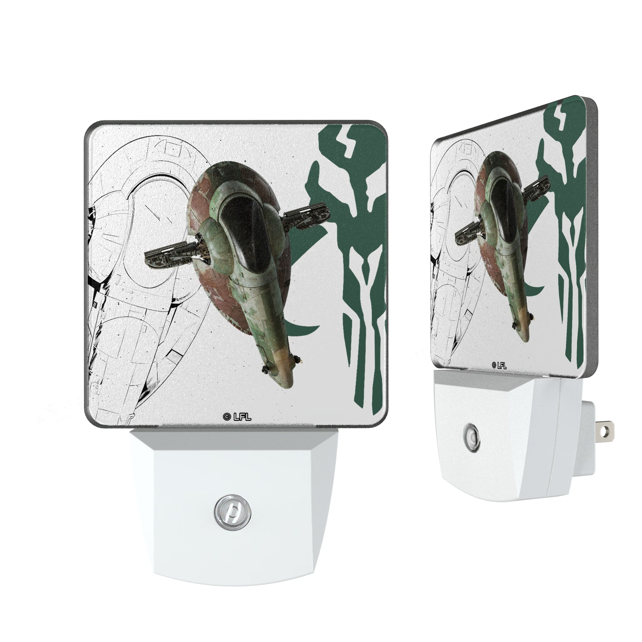 Star Wars Slave I FactionTech Night Light 2-Pack