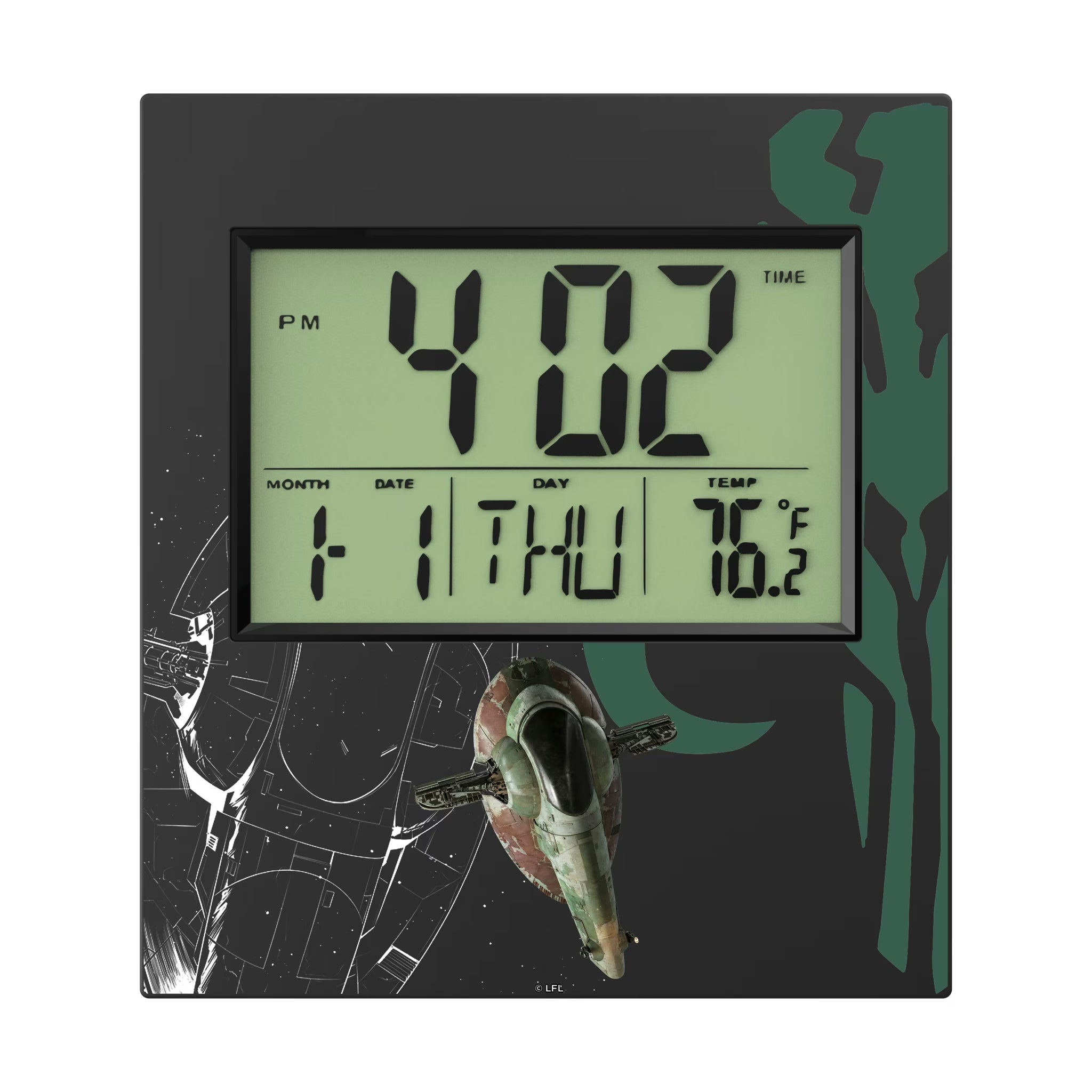 Star Wars Slave I FactionTech Wall Clock