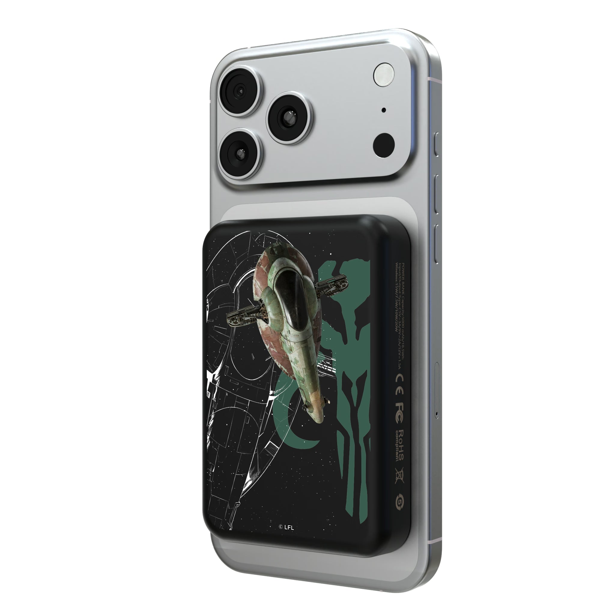 Star Wars Slave I FactionTech Wireless Mag Power Bank