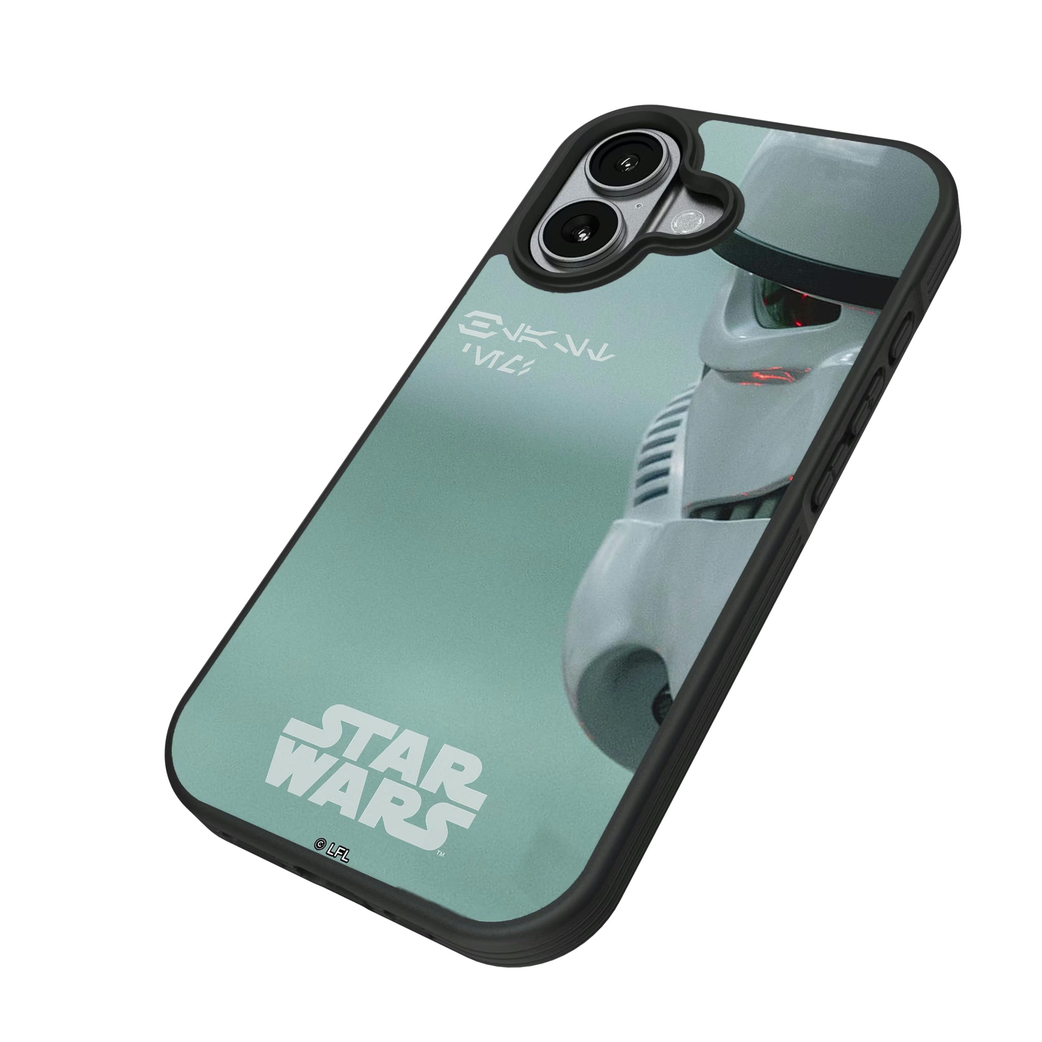 Star Wars Stormtrooper Cinematic Moments: Discovery iPhone Bump Phone Case for Apple iPhone - Isometric View#Device_iPhone 17