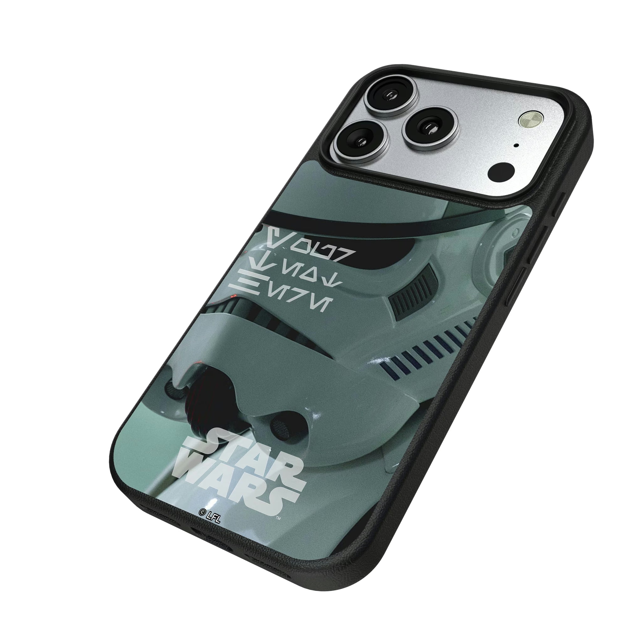 Star Wars Stormtrooper Cinematic Moments: Discovery iPhone MagSafe Compatible Phone Case for Apple iPhone - Isometric View#Device_iPhone 17 Pro