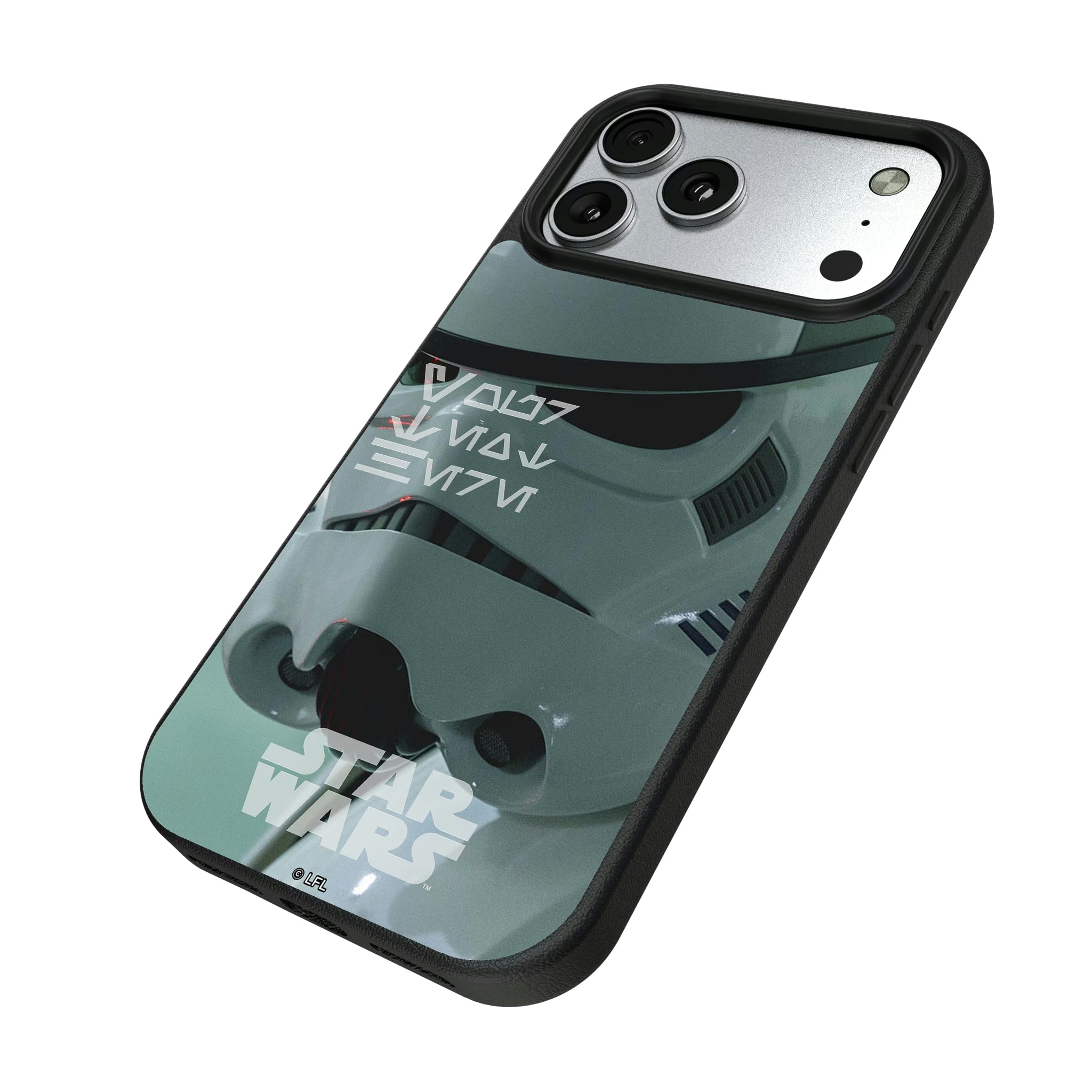 Star Wars Stormtrooper Cinematic Moments: Discovery iPhone MagSafe Compatible Phone Case for Apple iPhone - Isometric View#Device_iPhone 17 Pro Max