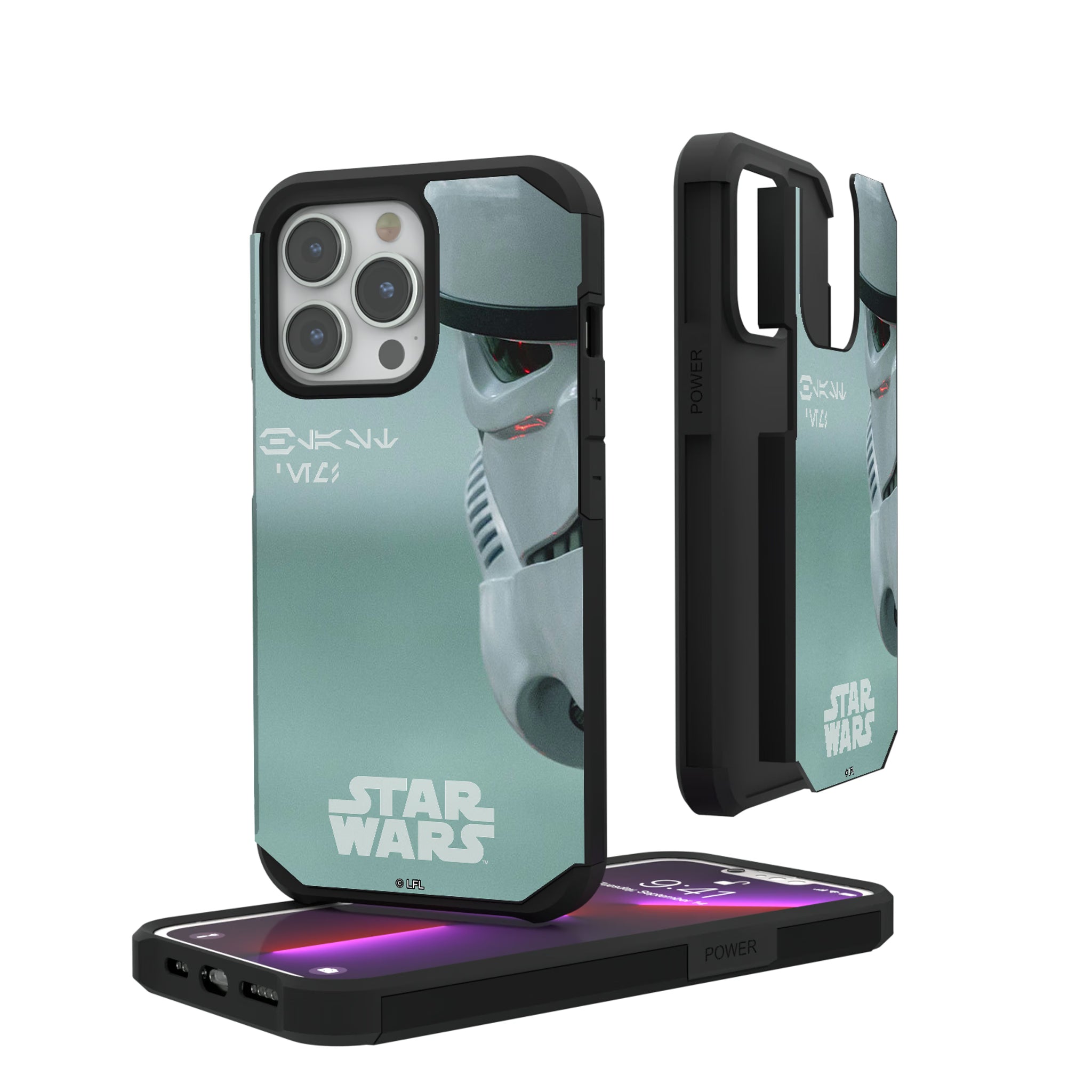 Star Wars Stormtrooper Cinematic Moments: Discovery iPhone Rugged Phone Case for Apple iPhone