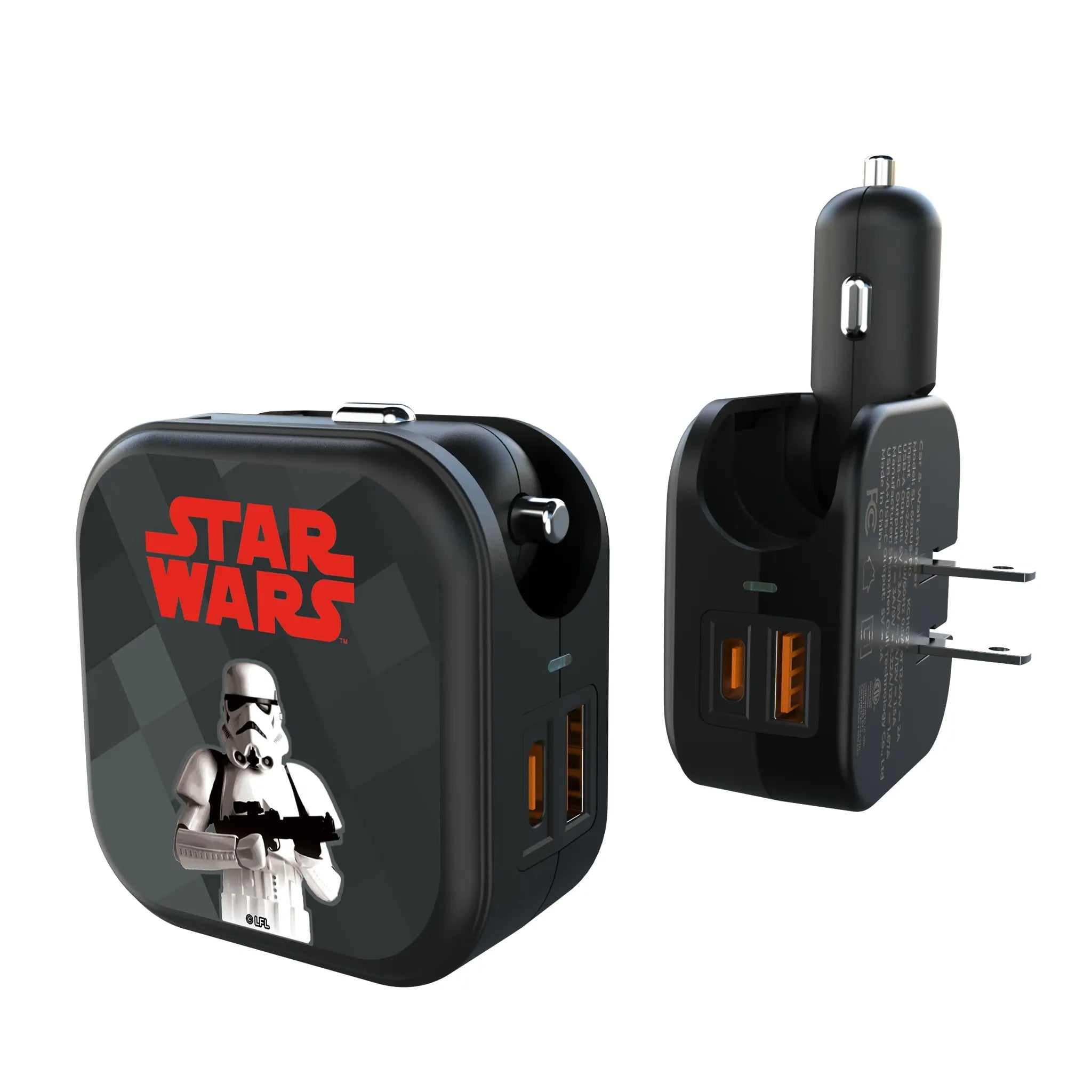Star Wars Stormtrooper Color Block 2 in 1 USB A/C Charger