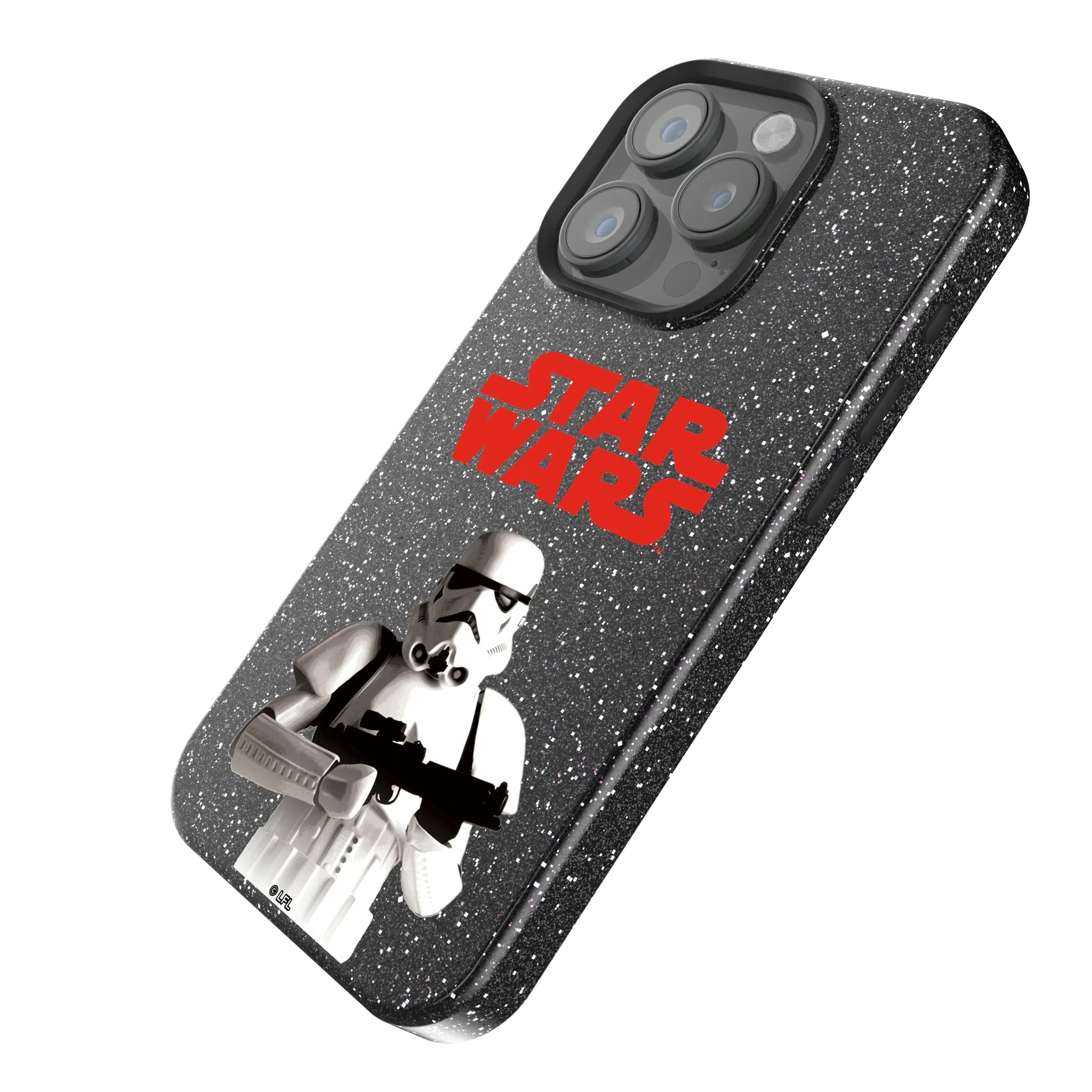 Star Wars Stormtrooper Color Block iPhone Bling Phone Case for Apple iPhone - Isometric View