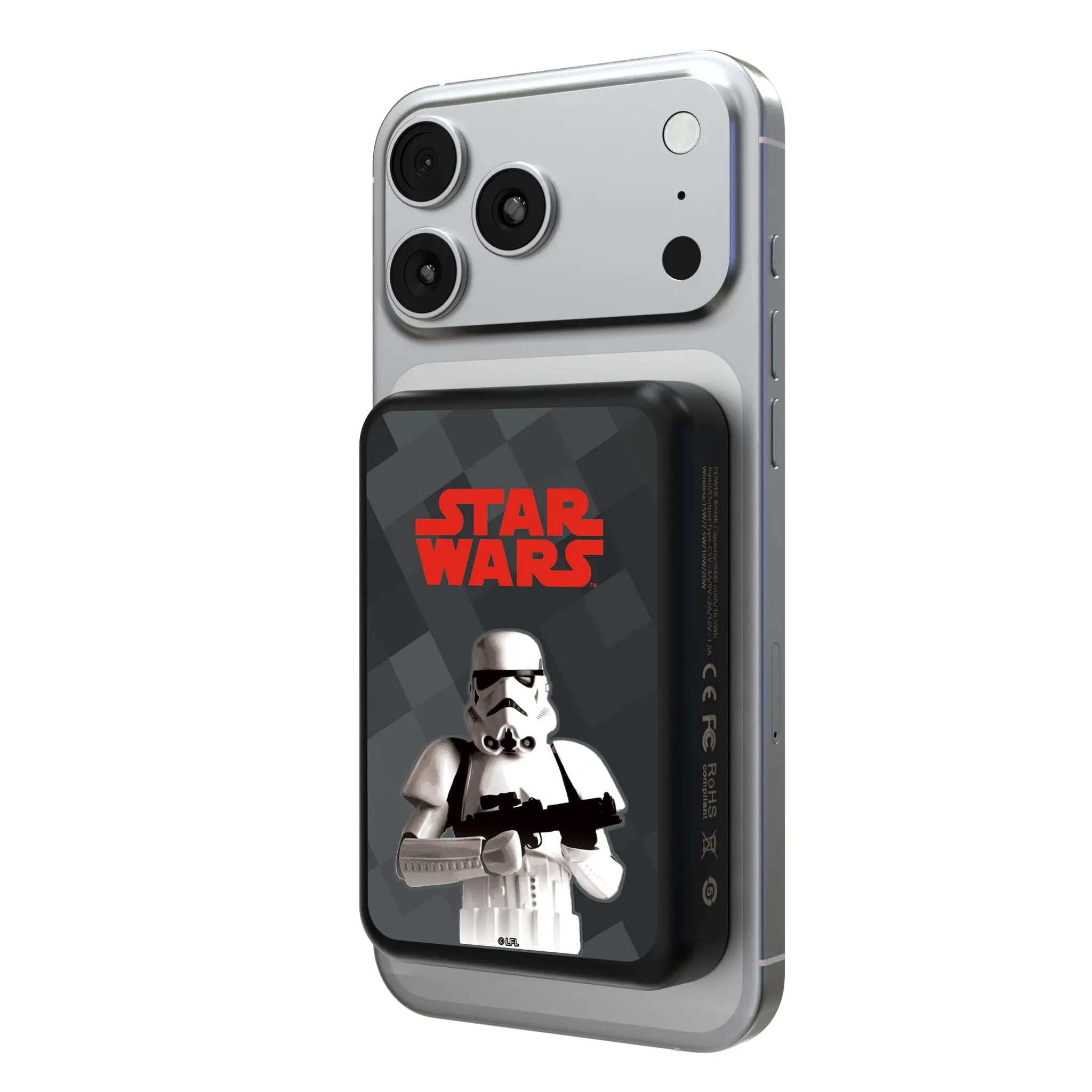 Star Wars Stormtrooper Color Block Wireless Mag Power Bank