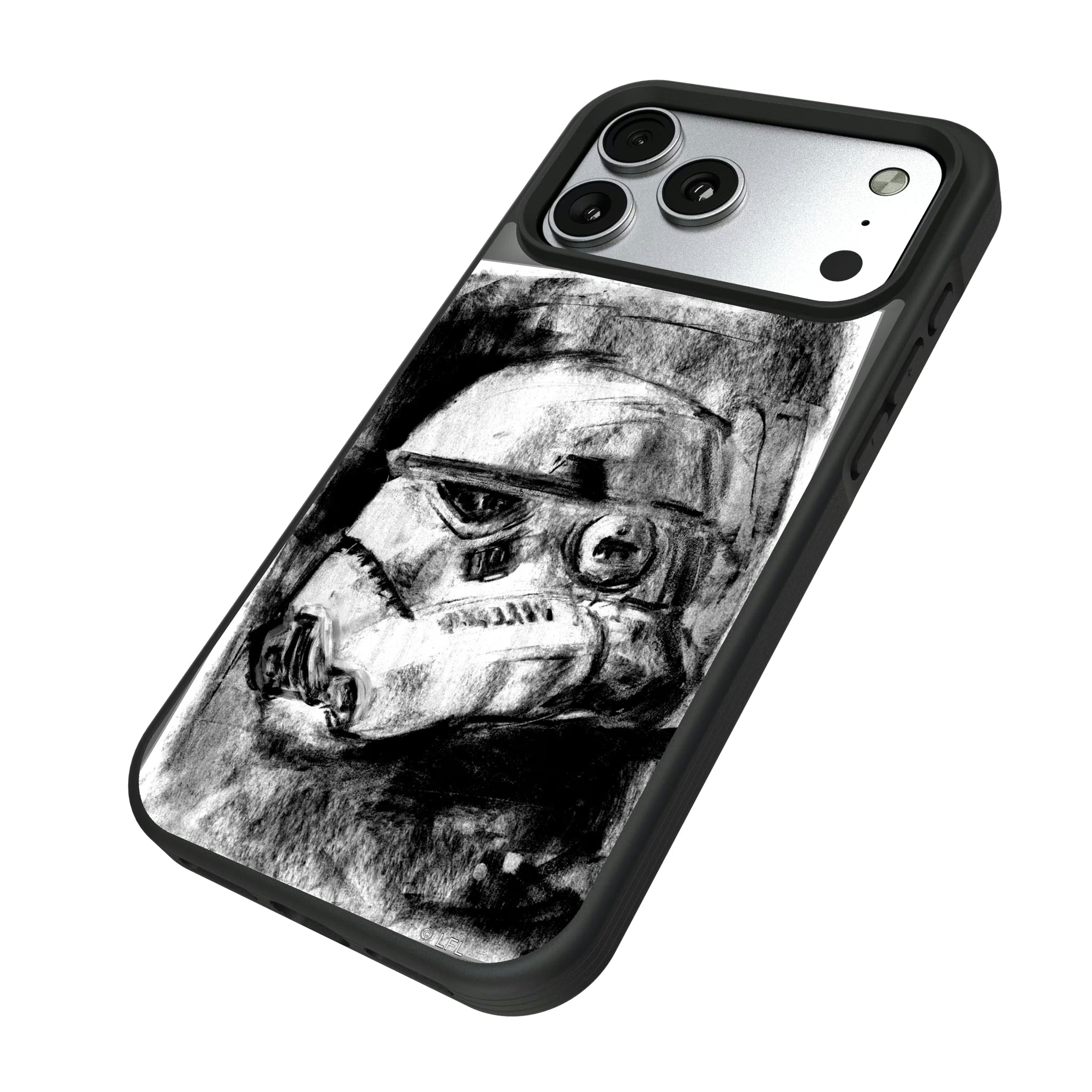 Star Wars Stormtrooper Portrait iPhone Bump Phone Case for Apple iPhone - Isometric View#Device_iPhone 17 Pro Max