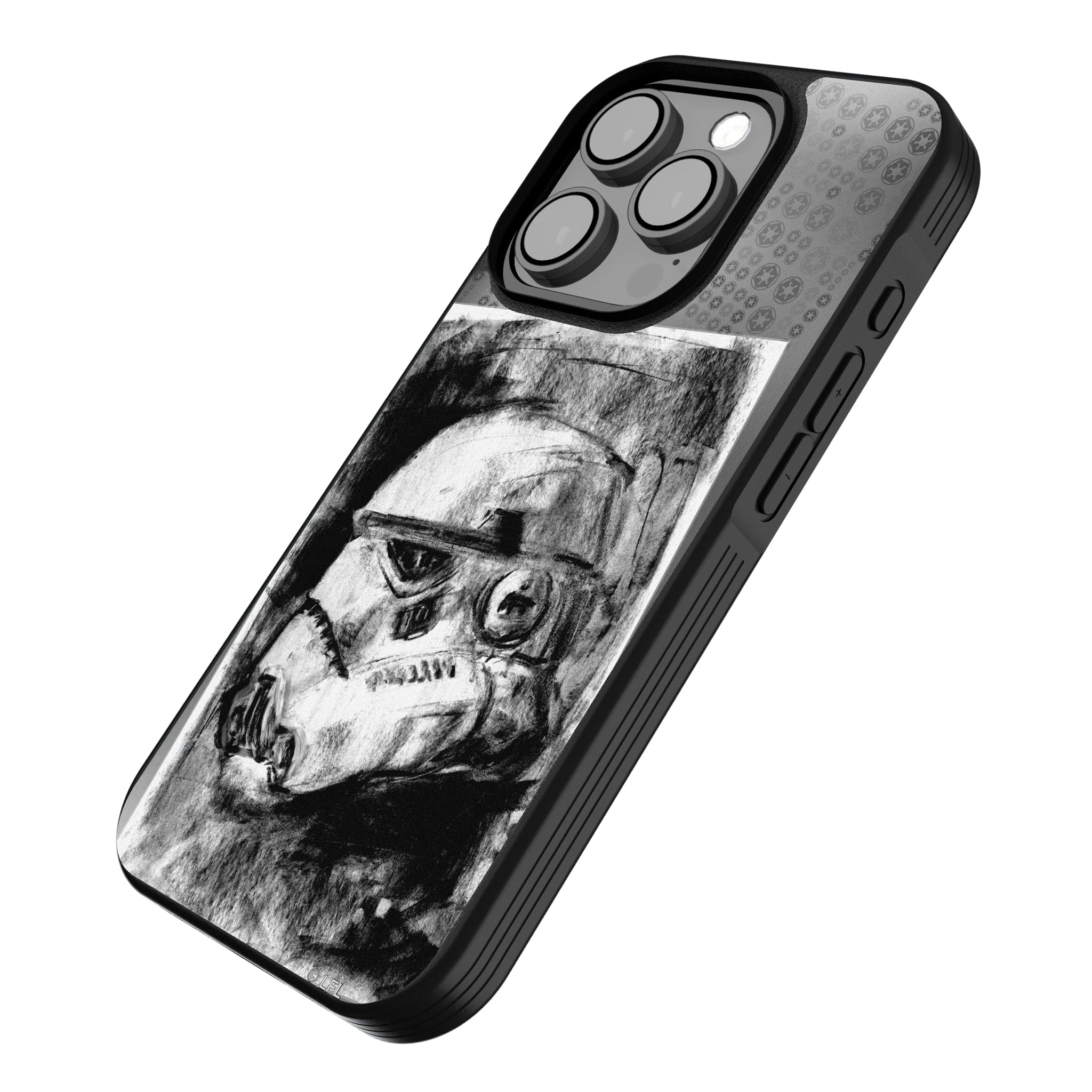 Star Wars Stormtrooper Portrait iPhone Bump Phone Case for Apple iPhone - Isometric View