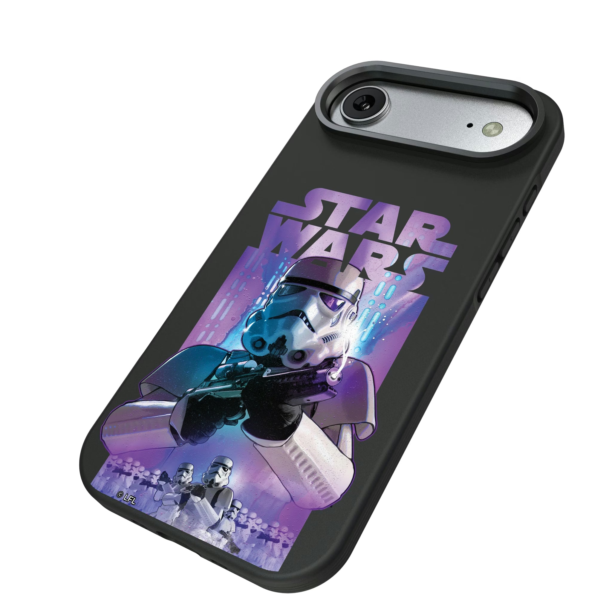 Star Wars Stormtrooper Portrait Collage iPhone Bump Phone Case for Apple iPhone - Isometric View#Device_iPhone Air