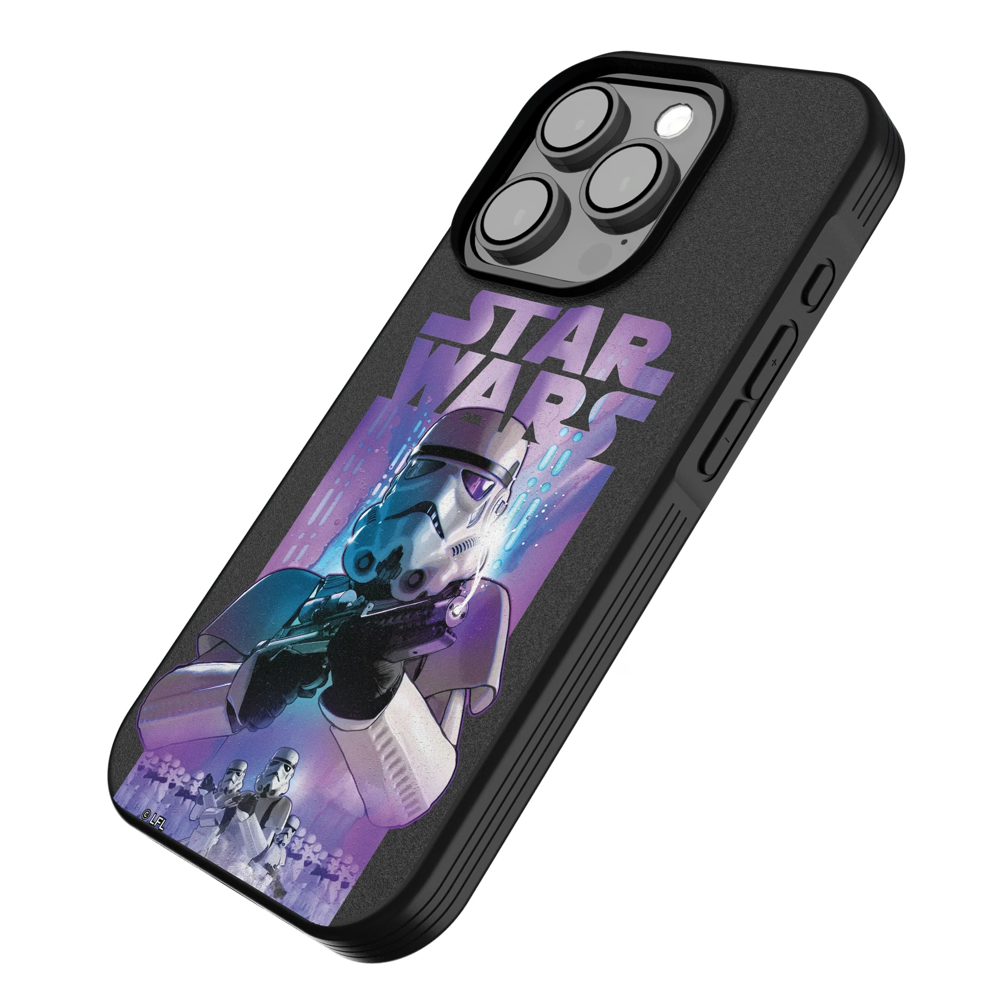 Star Wars Stormtrooper Portrait Collage iPhone Bump Phone Case for Apple iPhone - Isometric View