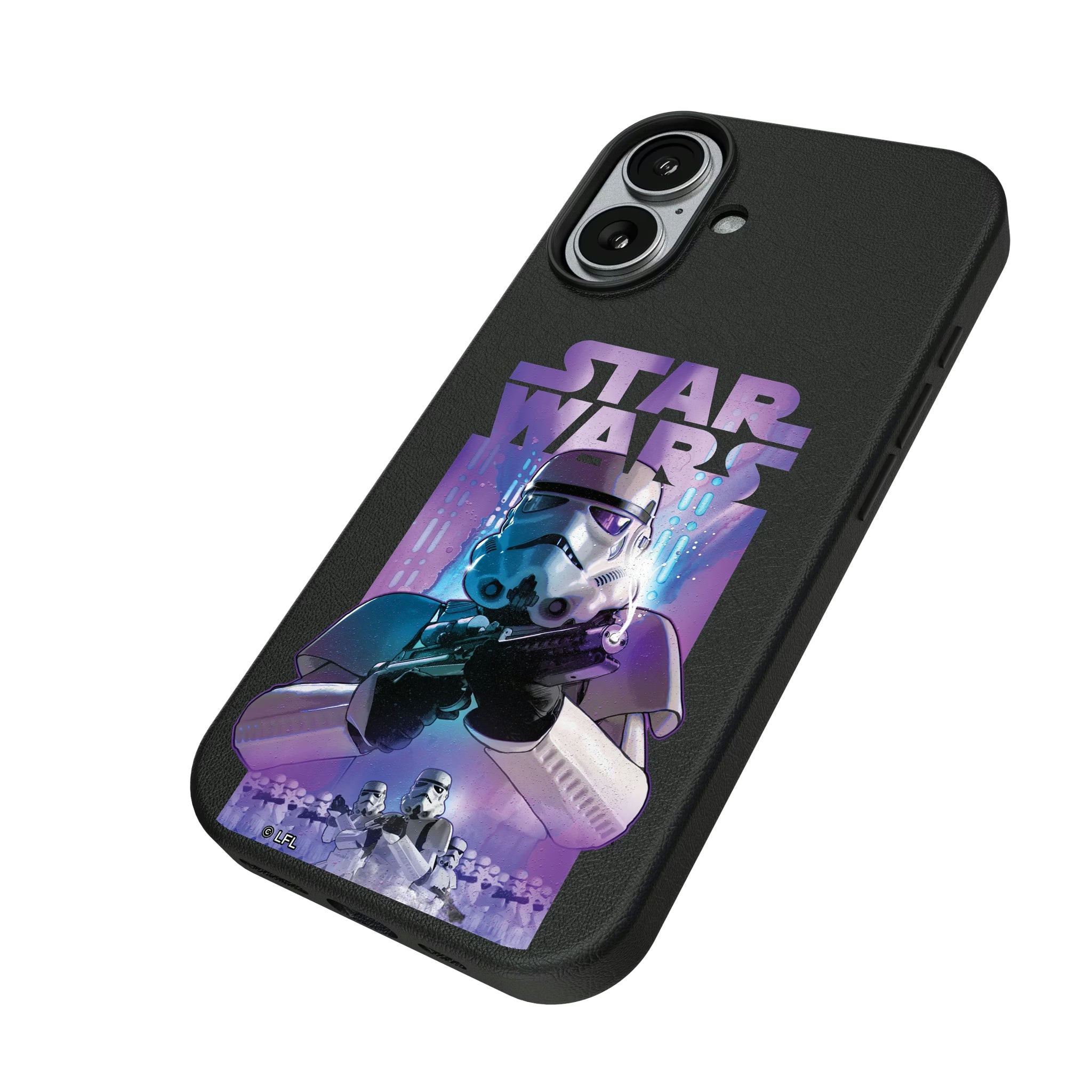 Star Wars Stormtrooper Portrait Collage iPhone MagSafe Compatible Phone Case for Apple iPhone - Isometric View#Device_iPhone 17