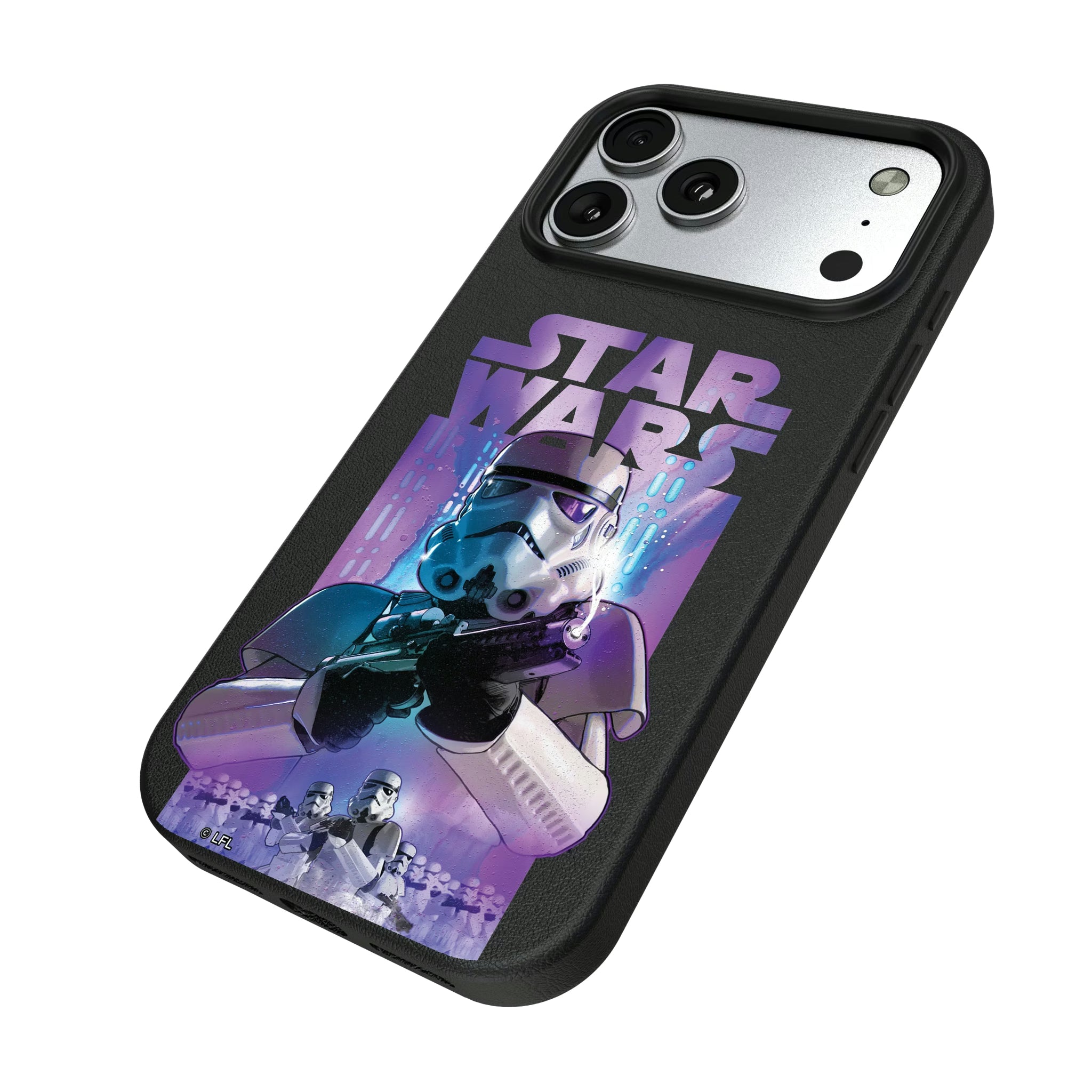 Star Wars Stormtrooper Portrait Collage iPhone MagSafe Compatible Phone Case for Apple iPhone - Isometric View#Device_iPhone 17 Pro Max