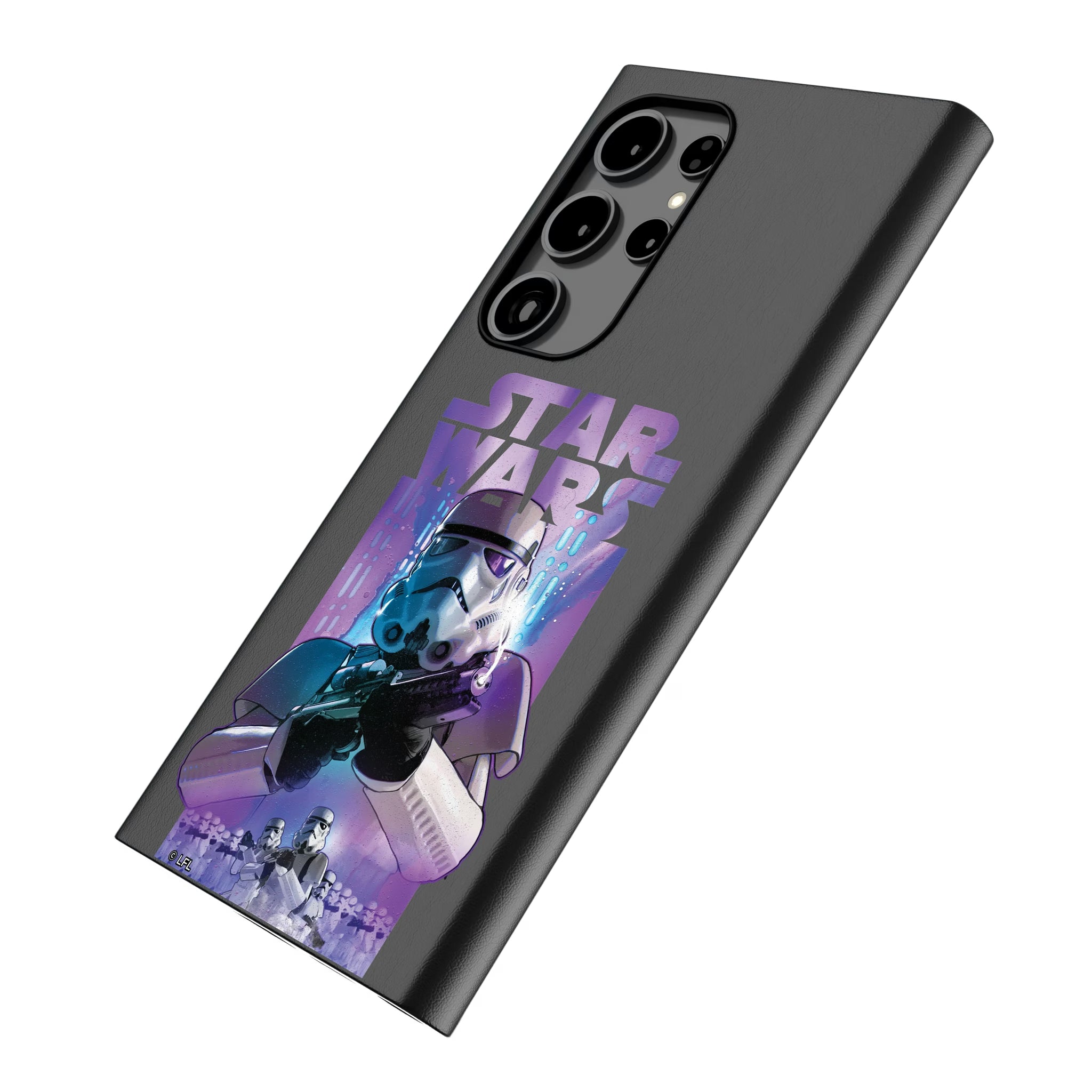 Star Wars Stormtrooper Portrait Collage Galaxy MagSafe Compatible Phone Case for Samsung Galaxy - Isometric View
