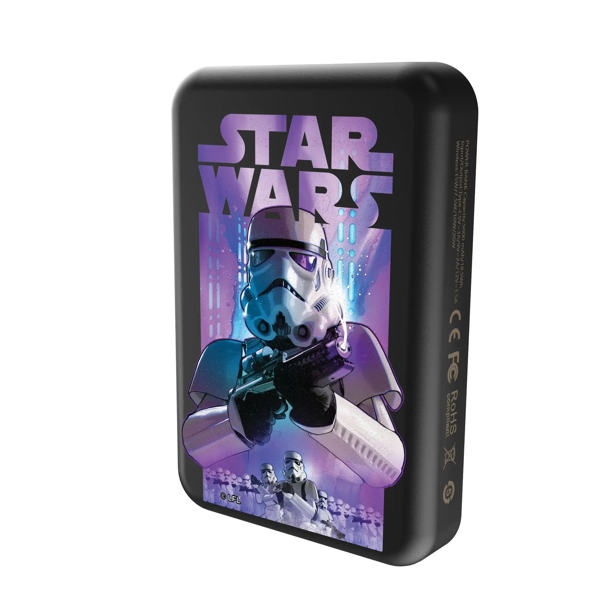 Star Wars Stormtrooper Portrait Collage Wireless Mag Power Bank