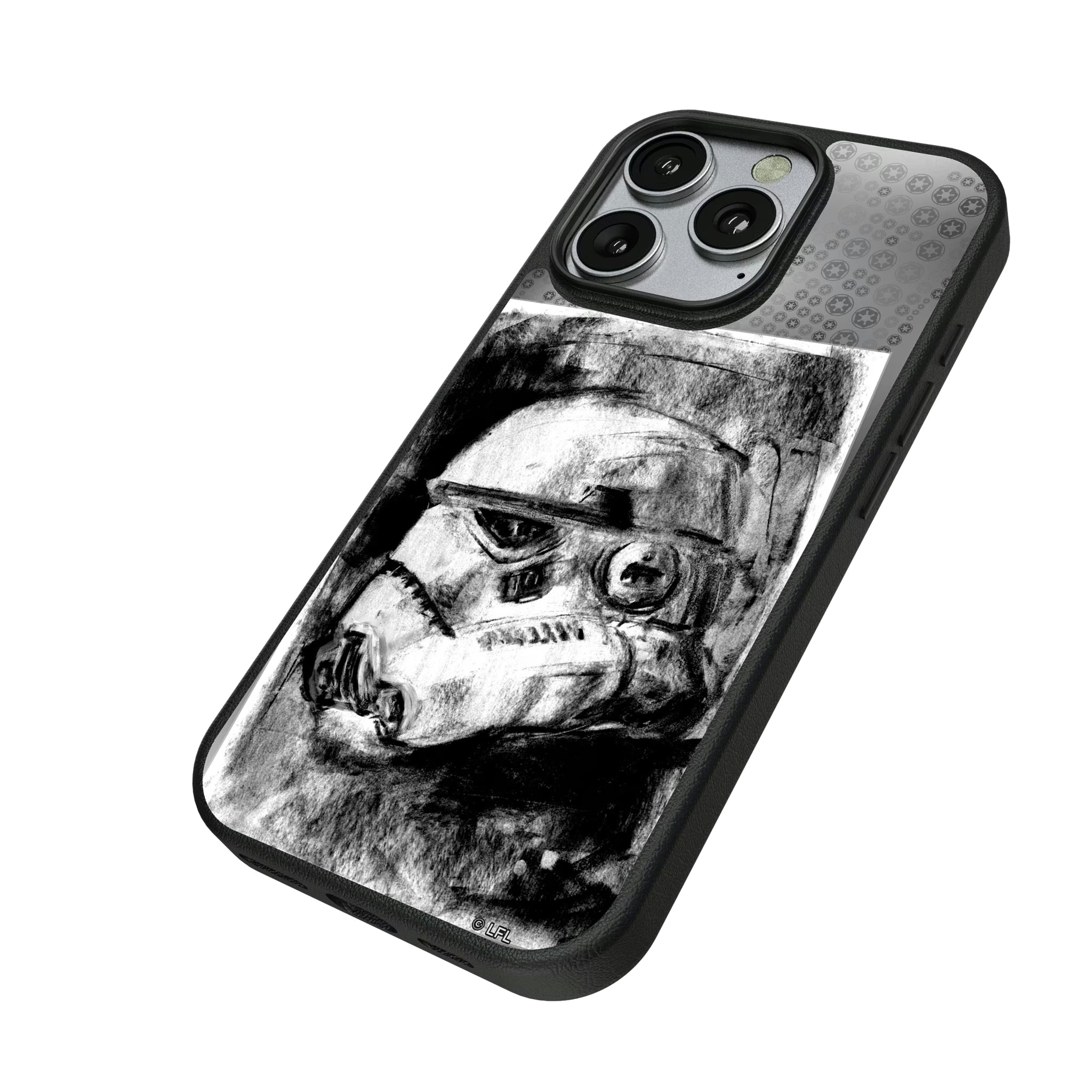 Star Wars Stormtrooper Portrait iPhone MagSafe Compatible Phone Case for Apple iPhone - Isometric View