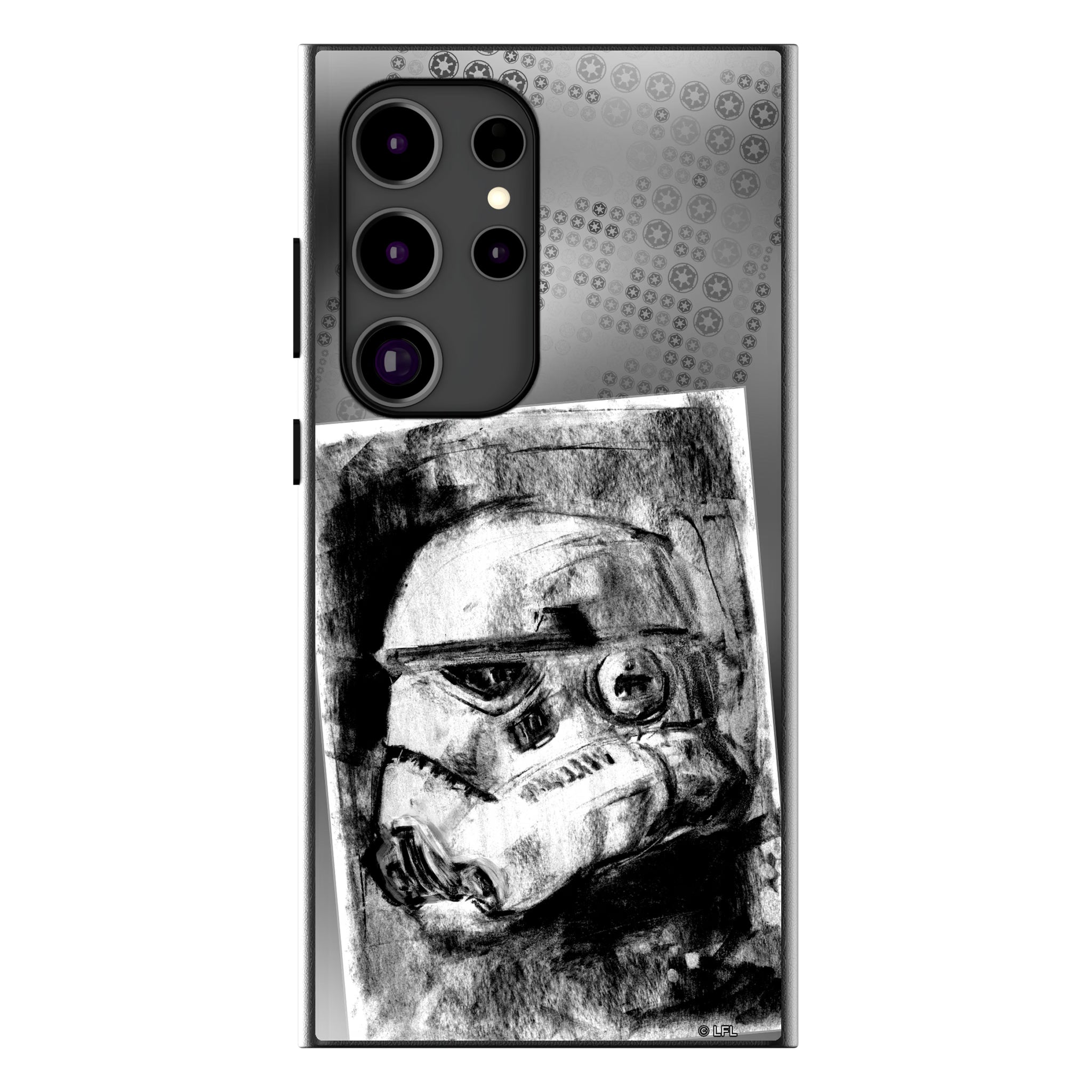 Star Wars Stormtrooper Portrait Galaxy MagSafe Compatible Phone Case for Samsung Galaxy