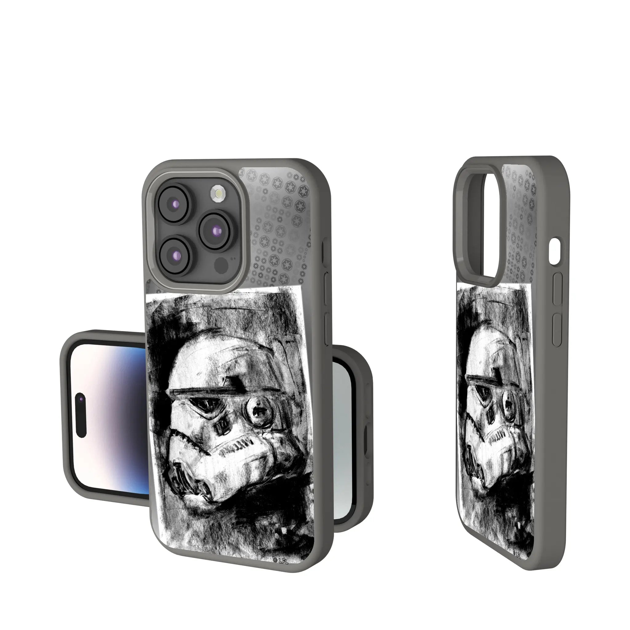 Star Wars Stormtrooper Portrait iPhone Soft Touch Phone Case for Apple iPhone