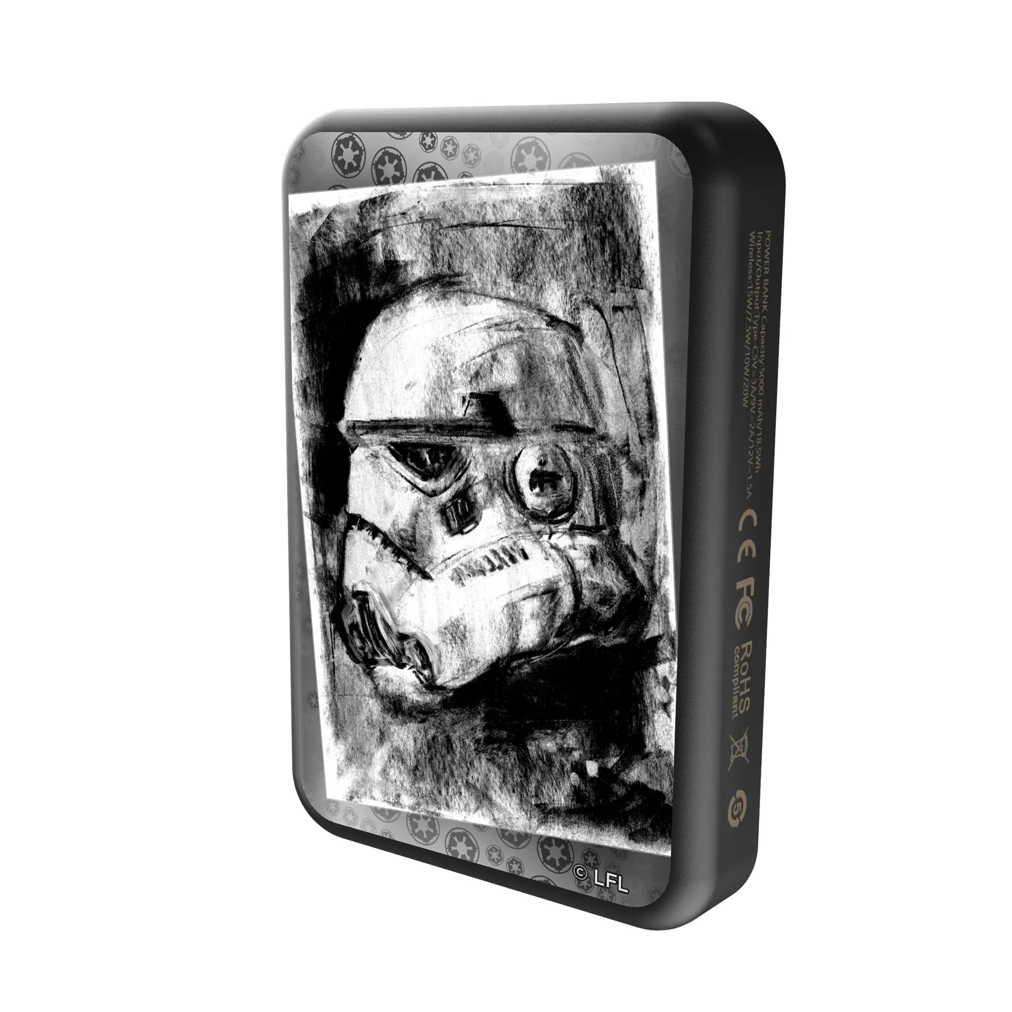 Star Wars Stormtrooper Portrait Wireless Mag Power Bank
