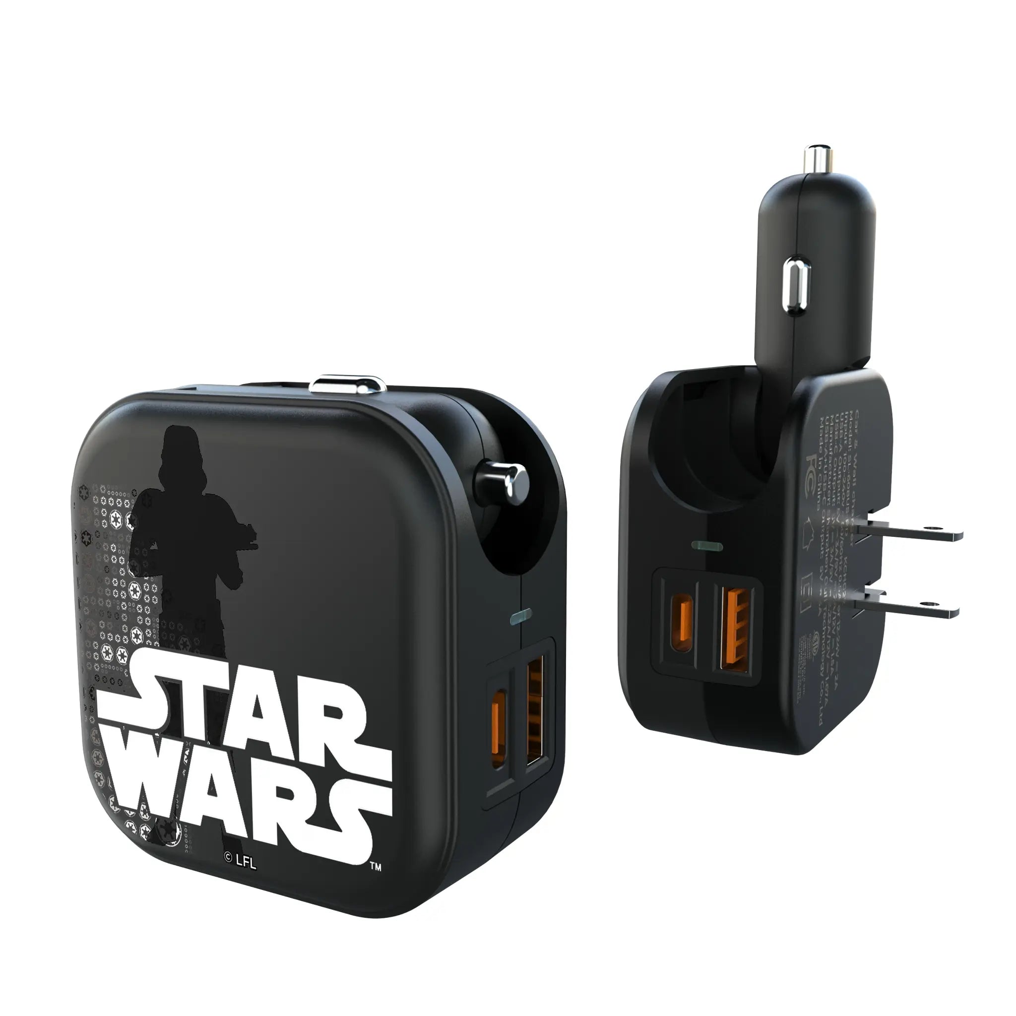 Star Wars Stormtrooper Quadratic 2 in 1 USB A/C Charger