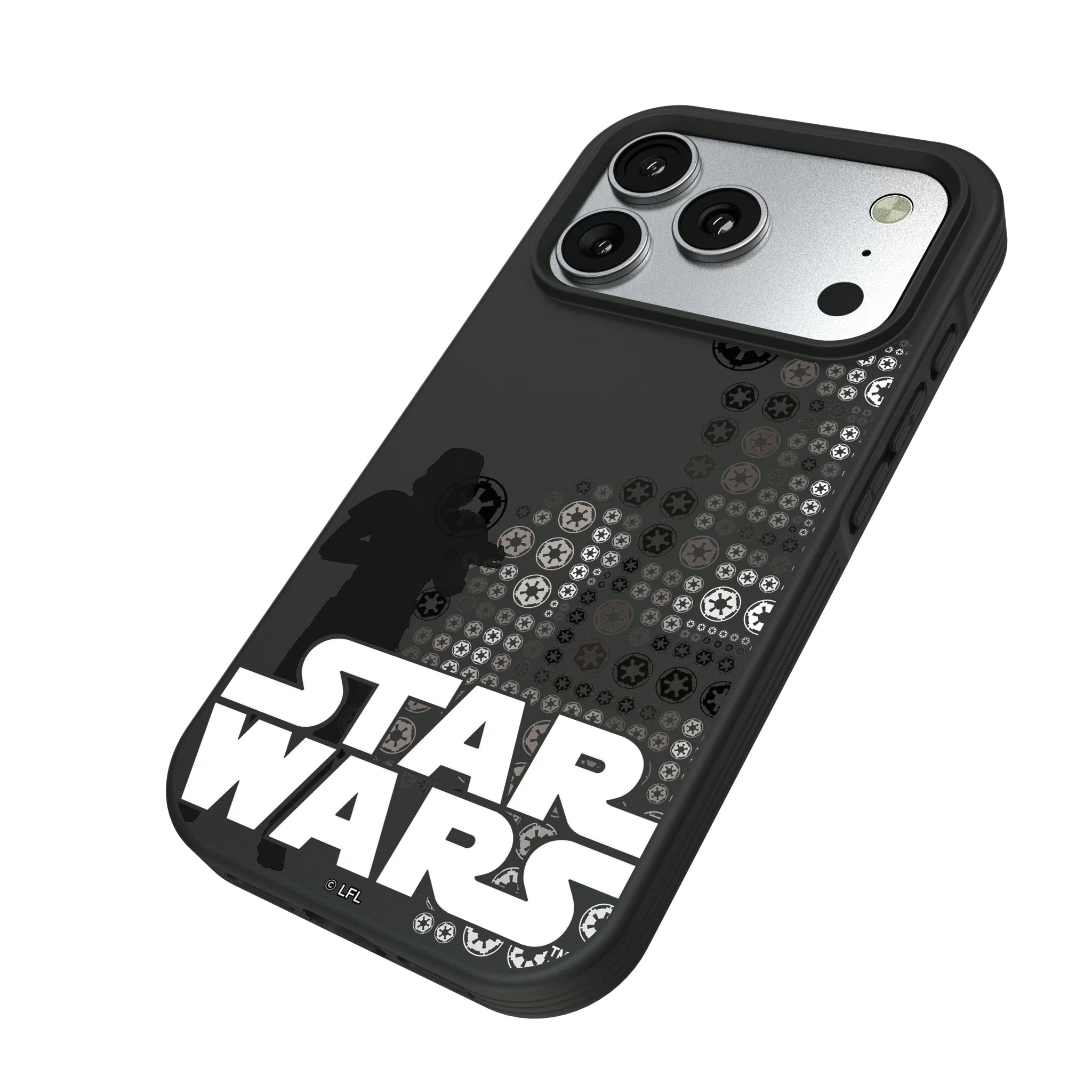 Star Wars Stormtrooper Quadratic iPhone Bump Phone Case for Apple iPhone - Isometric View#Device_iPhone 17 Pro