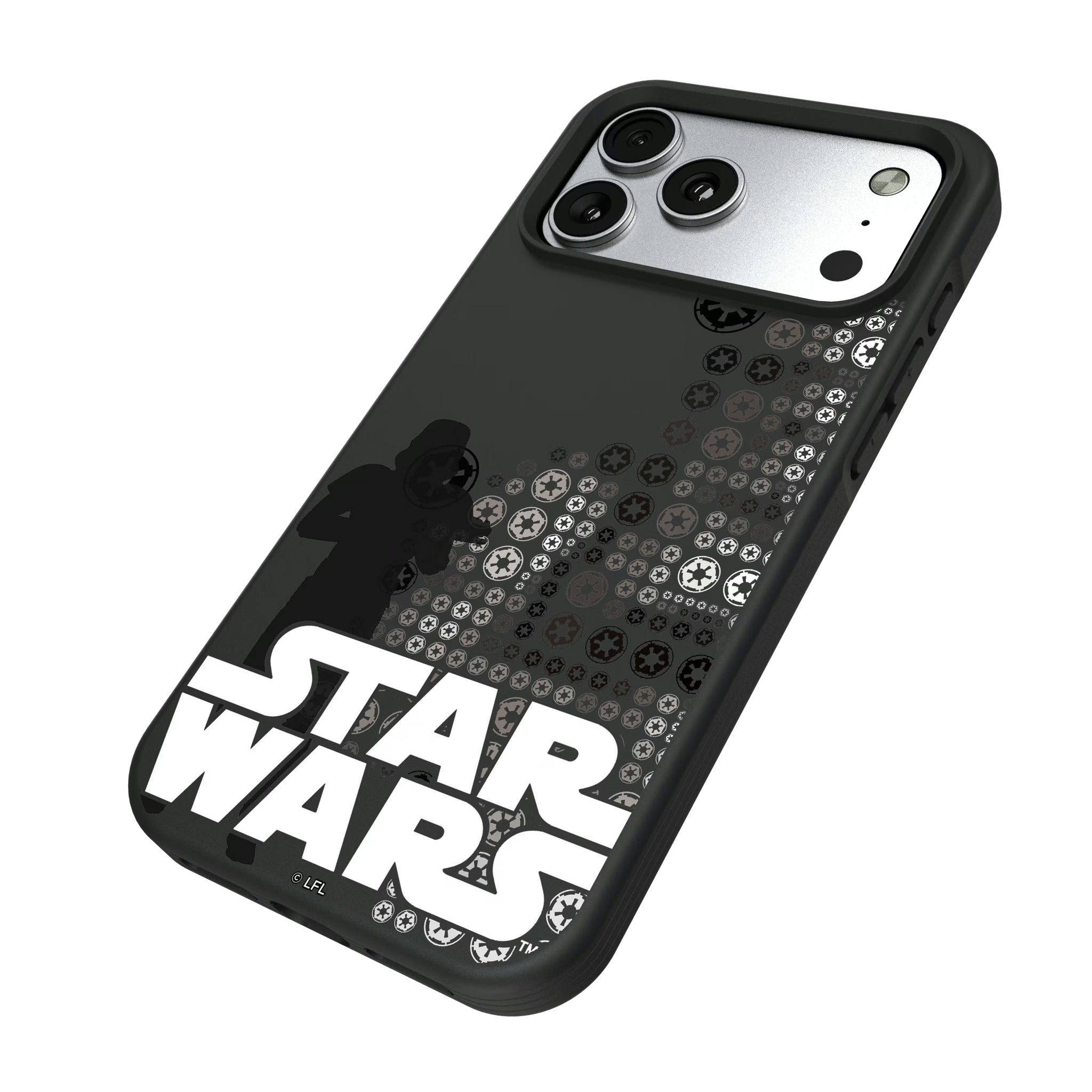 Star Wars Stormtrooper Quadratic iPhone Bump Phone Case for Apple iPhone - Isometric View#Device_iPhone 17 Pro Max
