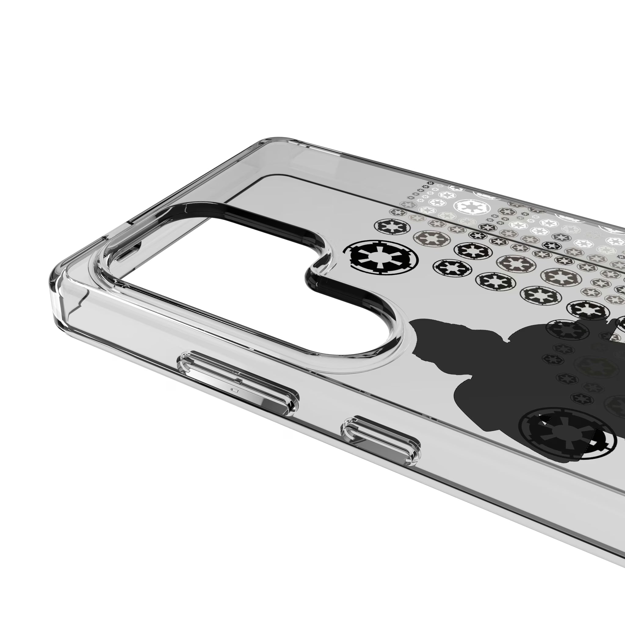Star Wars Stormtrooper Quadratic Galaxy Clear Phone Case for Samsung Galaxy - Detail