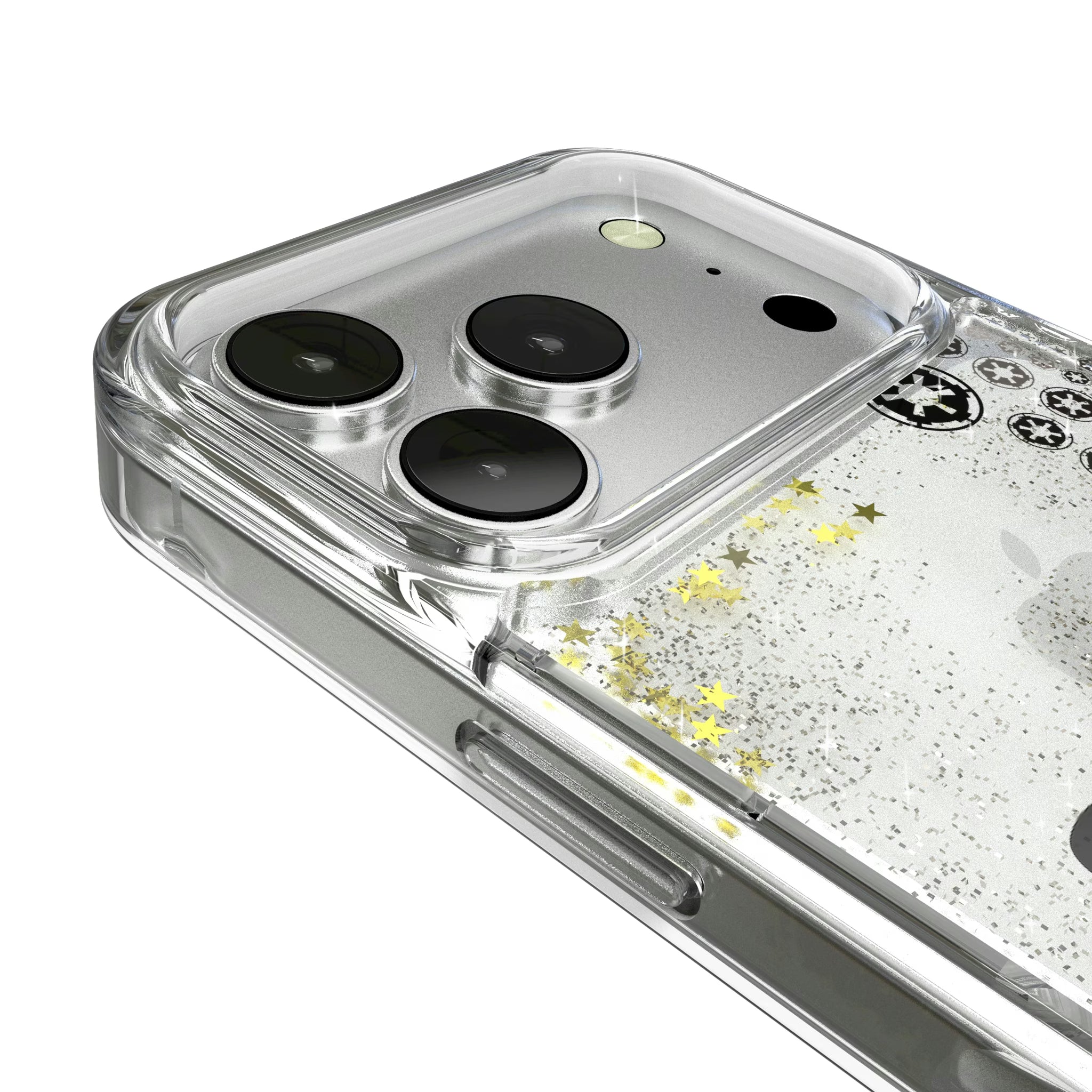 Star Wars Stormtrooper Quadratic iPhone Glitter Phone Case for Apple iPhone - Detail#Device_iPhone 16 Pro