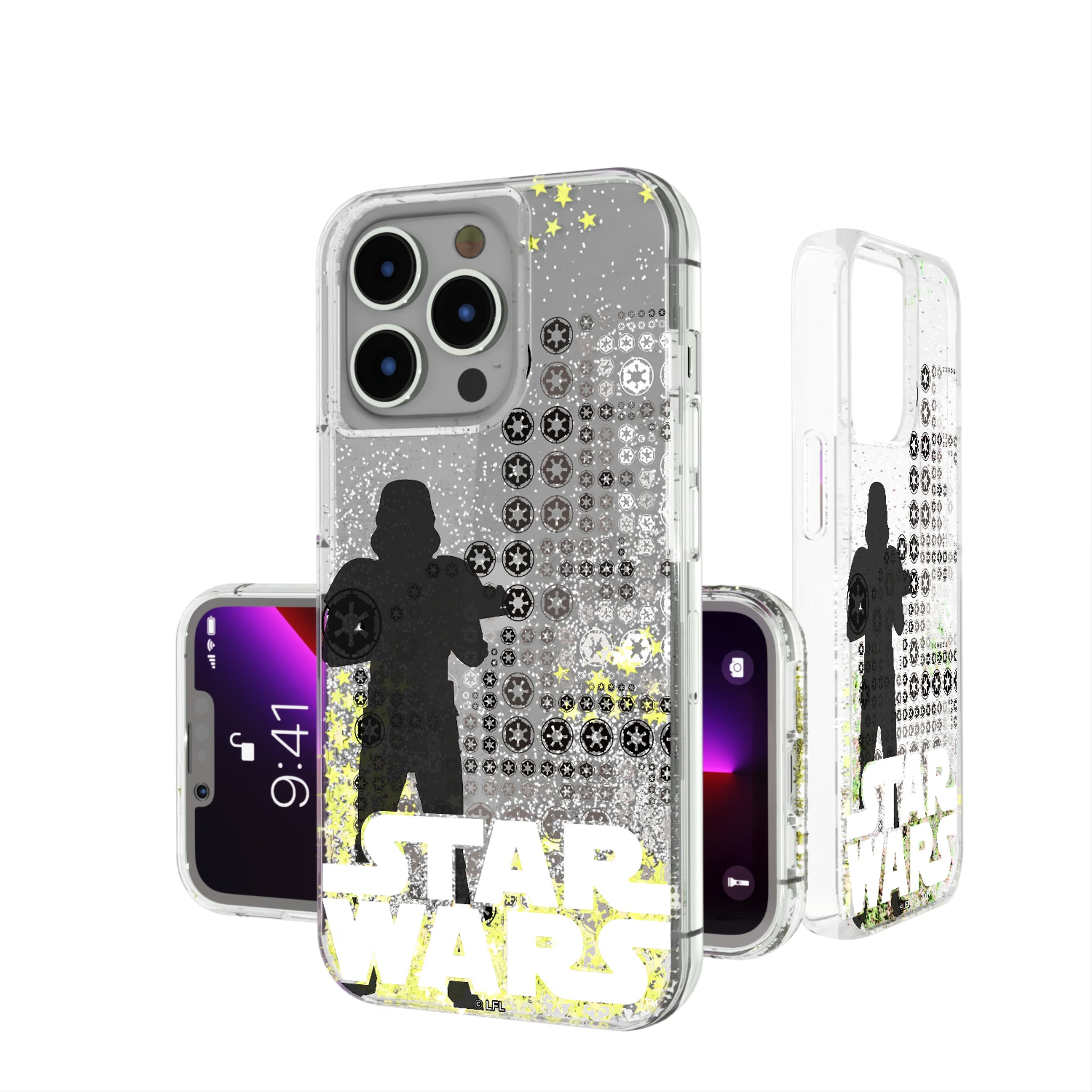 Star Wars Stormtrooper Quadratic iPhone Glitter Phone Case for Apple iPhone