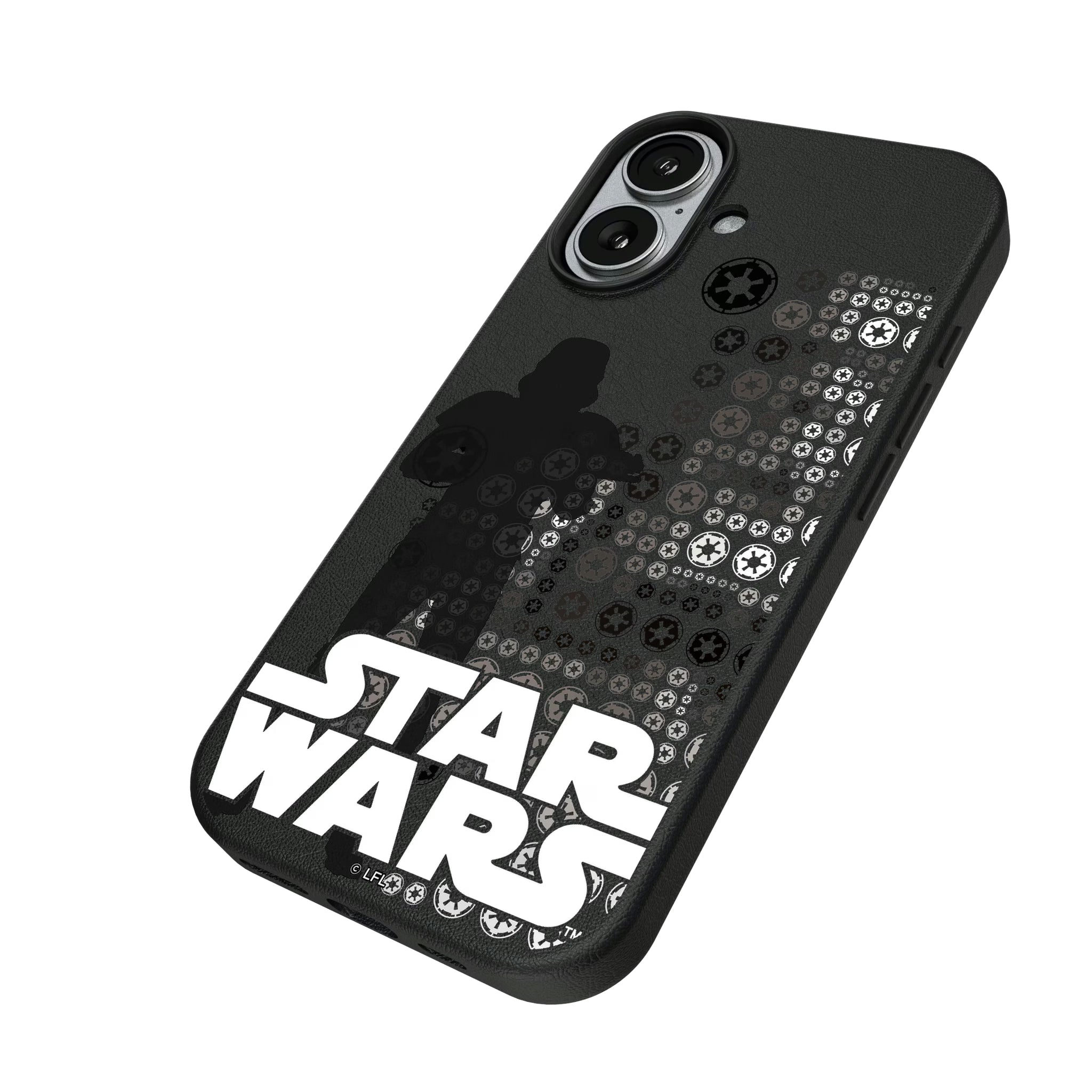 Star Wars Stormtrooper Quadratic iPhone MagSafe Compatible Phone Case for Apple iPhone - Isometric View#Device_iPhone 17