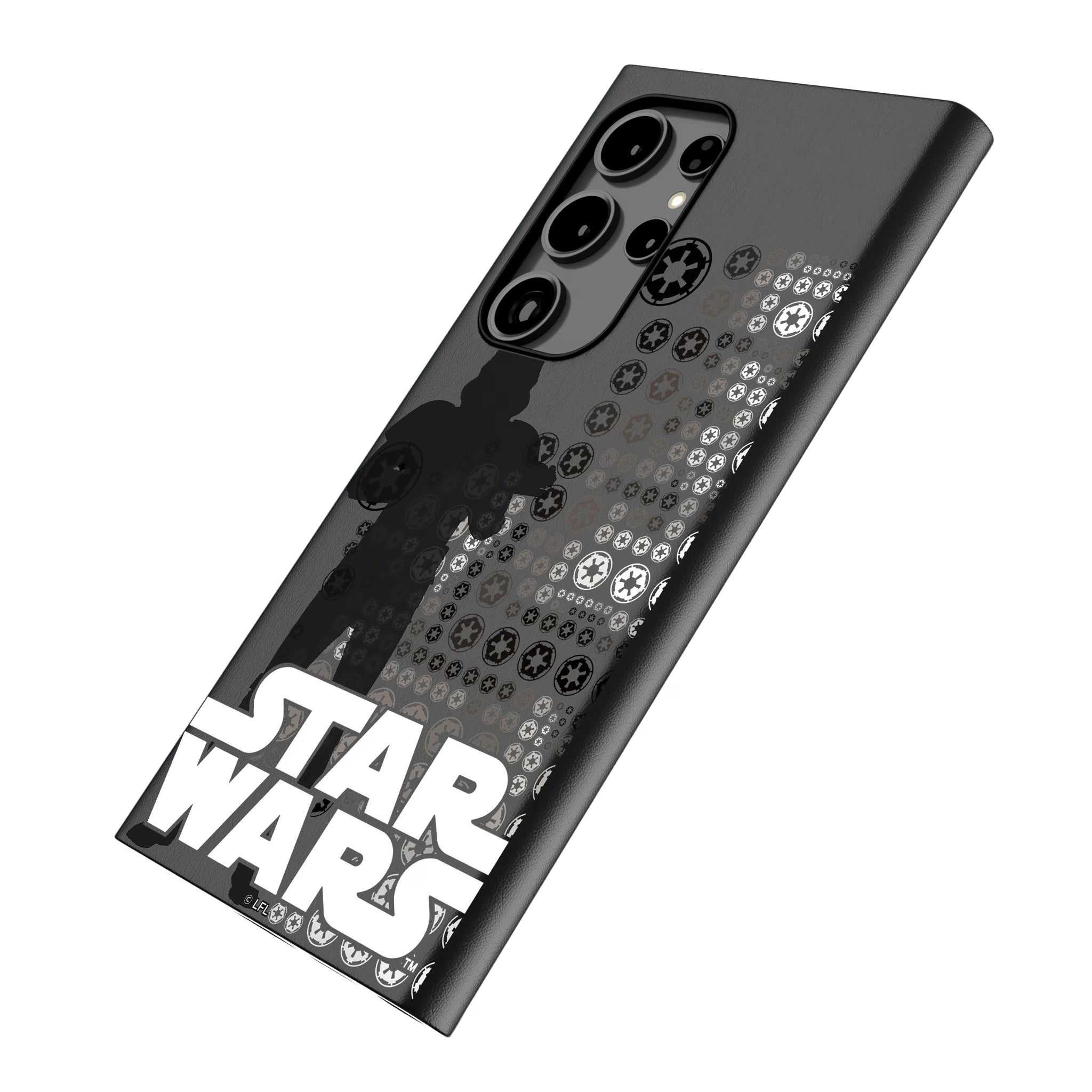 Star Wars Stormtrooper Quadratic Galaxy MagSafe Compatible Phone Case for Samsung Galaxy - Isometric View