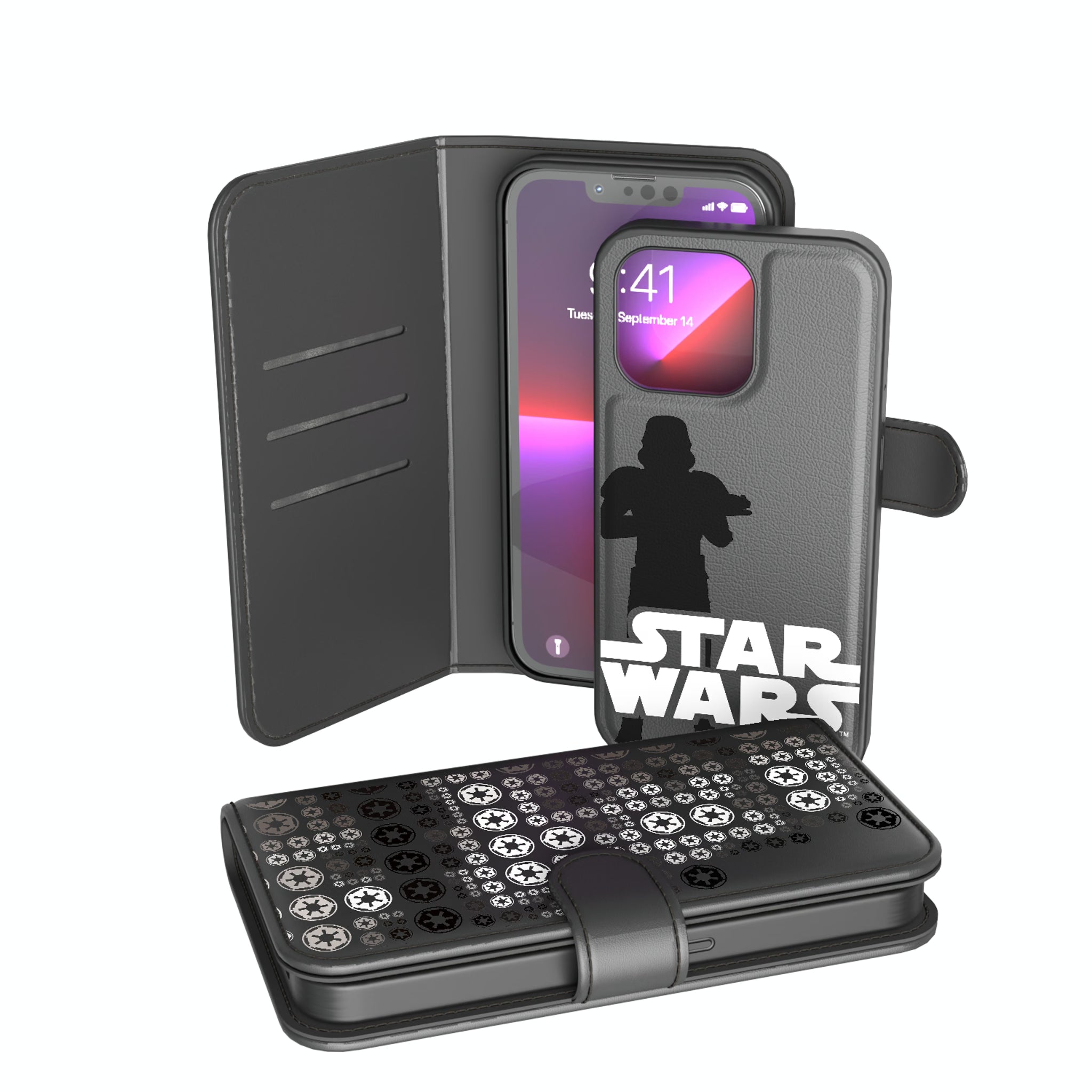 Star Wars Stormtrooper Quadratic iPhone Wallet Phone Case for Apple iPhone