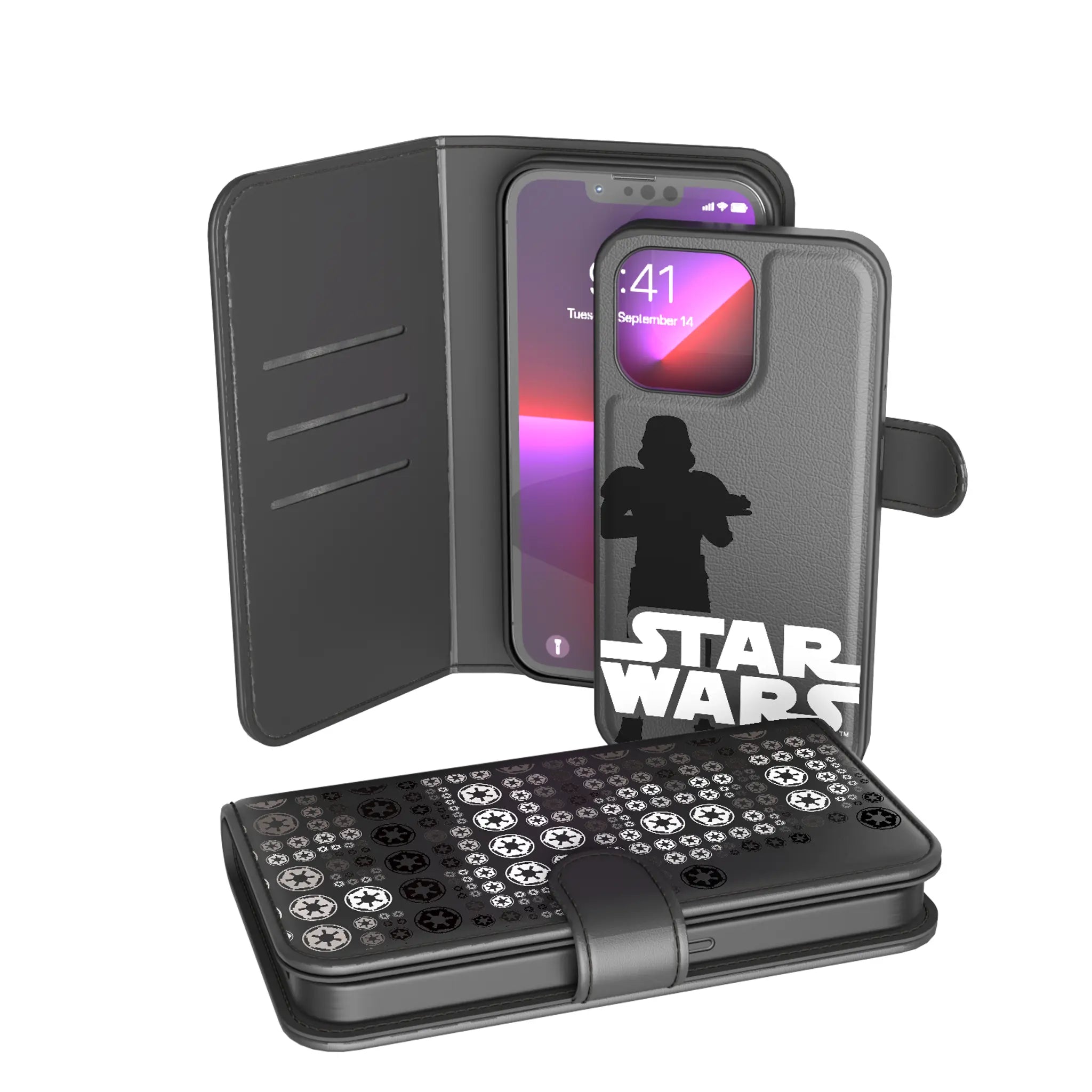 Star Wars Stormtrooper Quadratic iPhone Wallet Phone Case for Apple iPhone